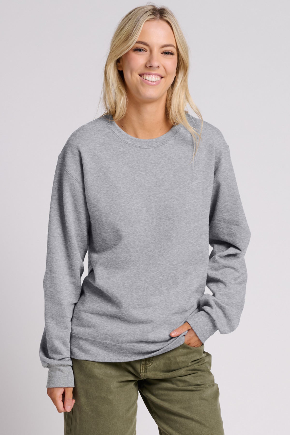 Jerzees Ultimate? Unisex CVC Ring Spun Crewneck Sweatshirt IC48M