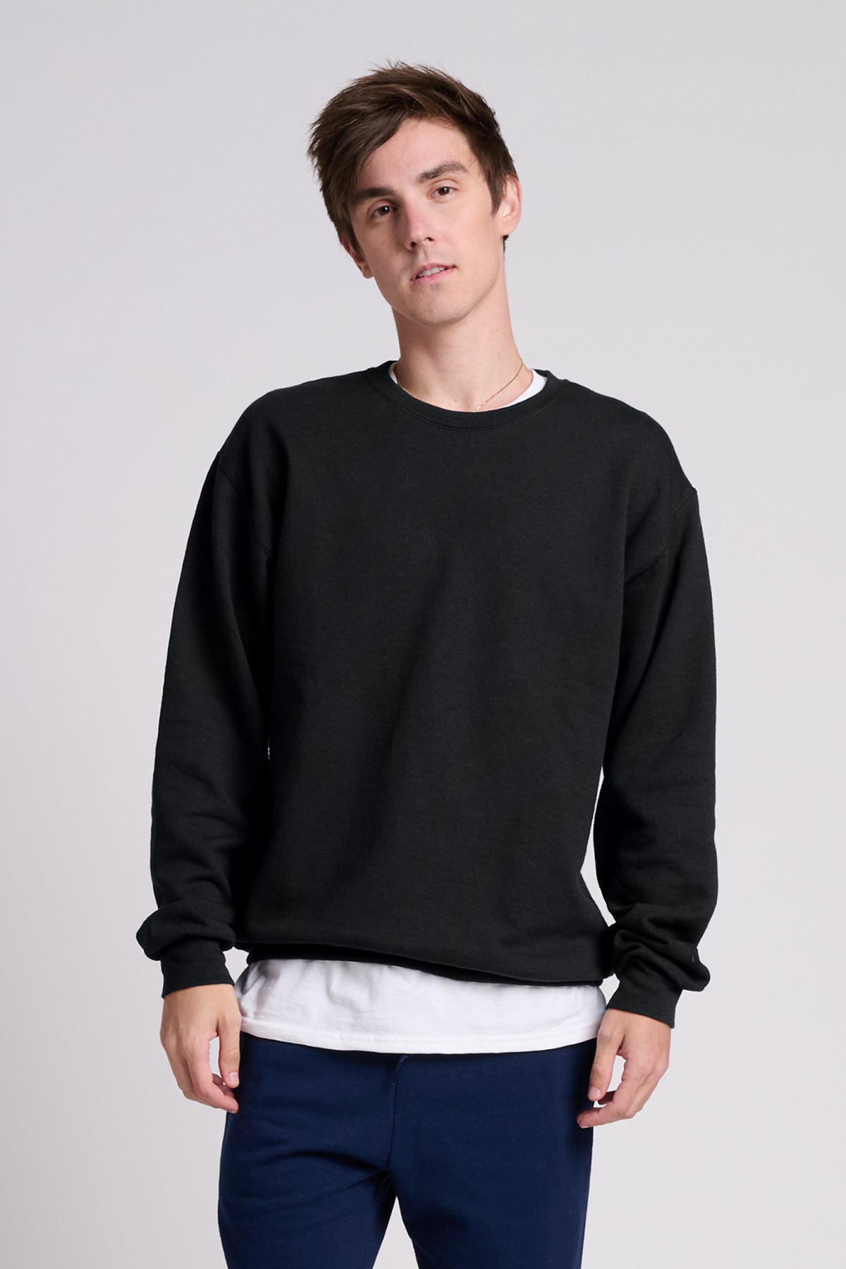 Jerzees Ultimate? Unisex CVC Ring Spun Crewneck Sweatshirt IC48M