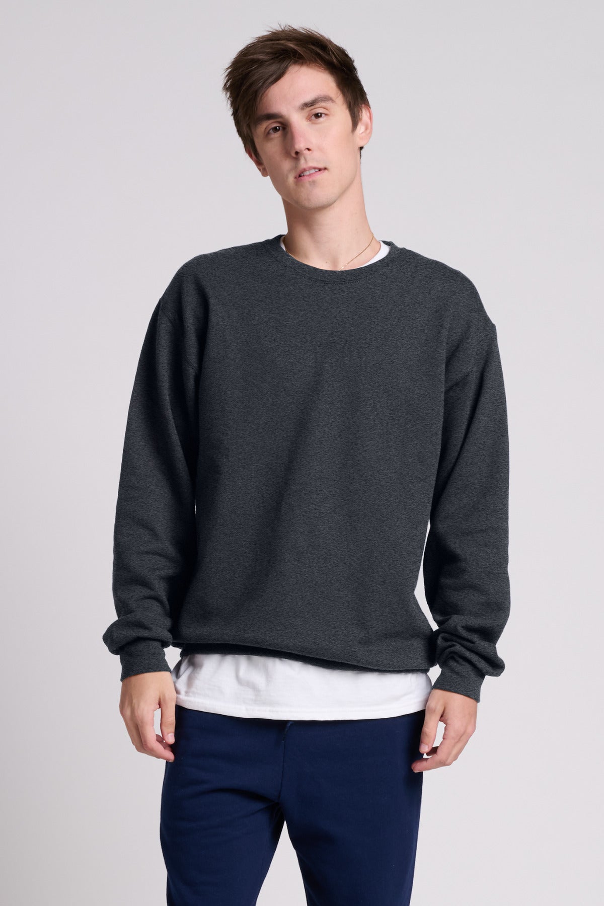 Jerzees Ultimate? Unisex CVC Ring Spun Crewneck Sweatshirt IC48M