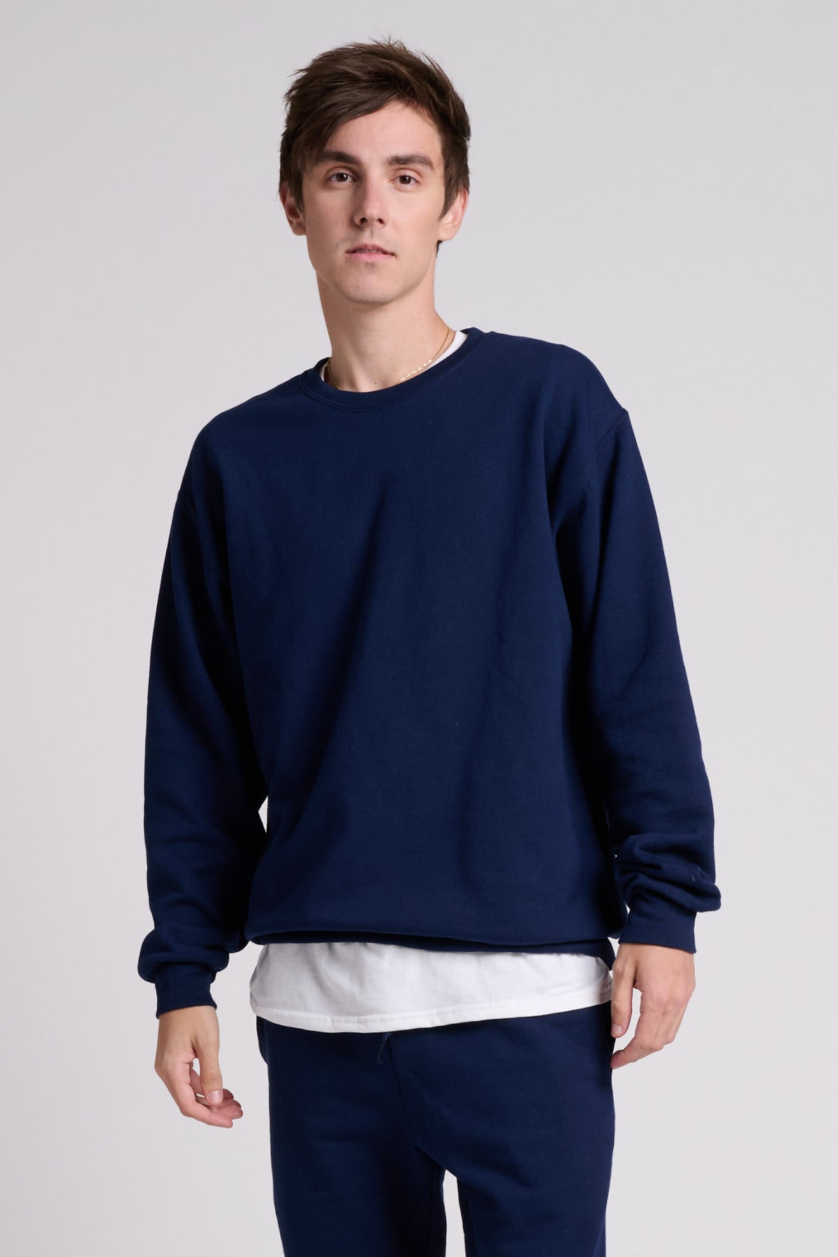 Jerzees Ultimate? Unisex CVC Ring Spun Crewneck Sweatshirt IC48M