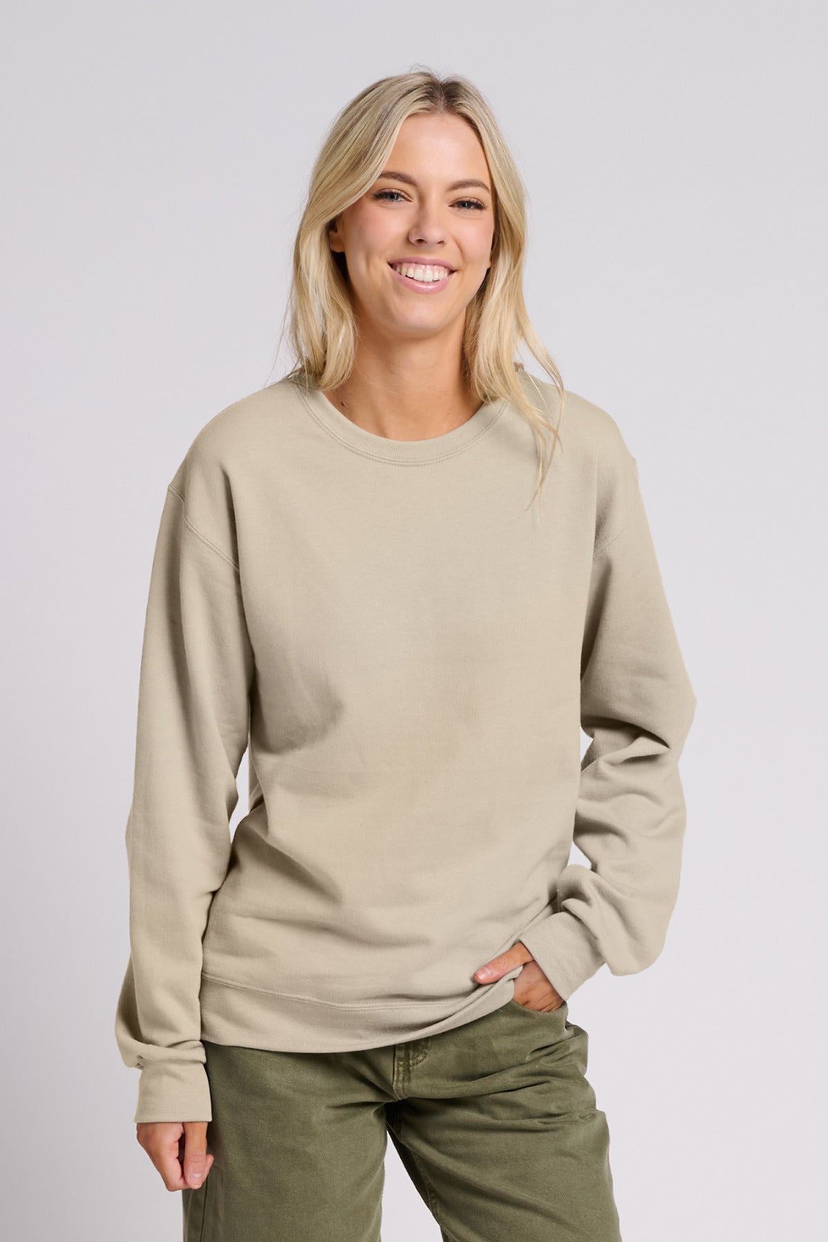 Jerzees Ultimate? Unisex CVC Ring Spun Crewneck Sweatshirt IC48M