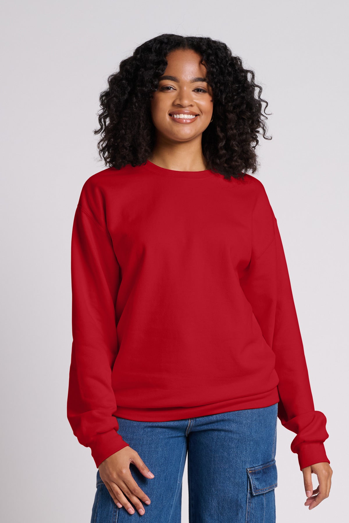 Jerzees Ultimate? Unisex CVC Ring Spun Crewneck Sweatshirt IC48M