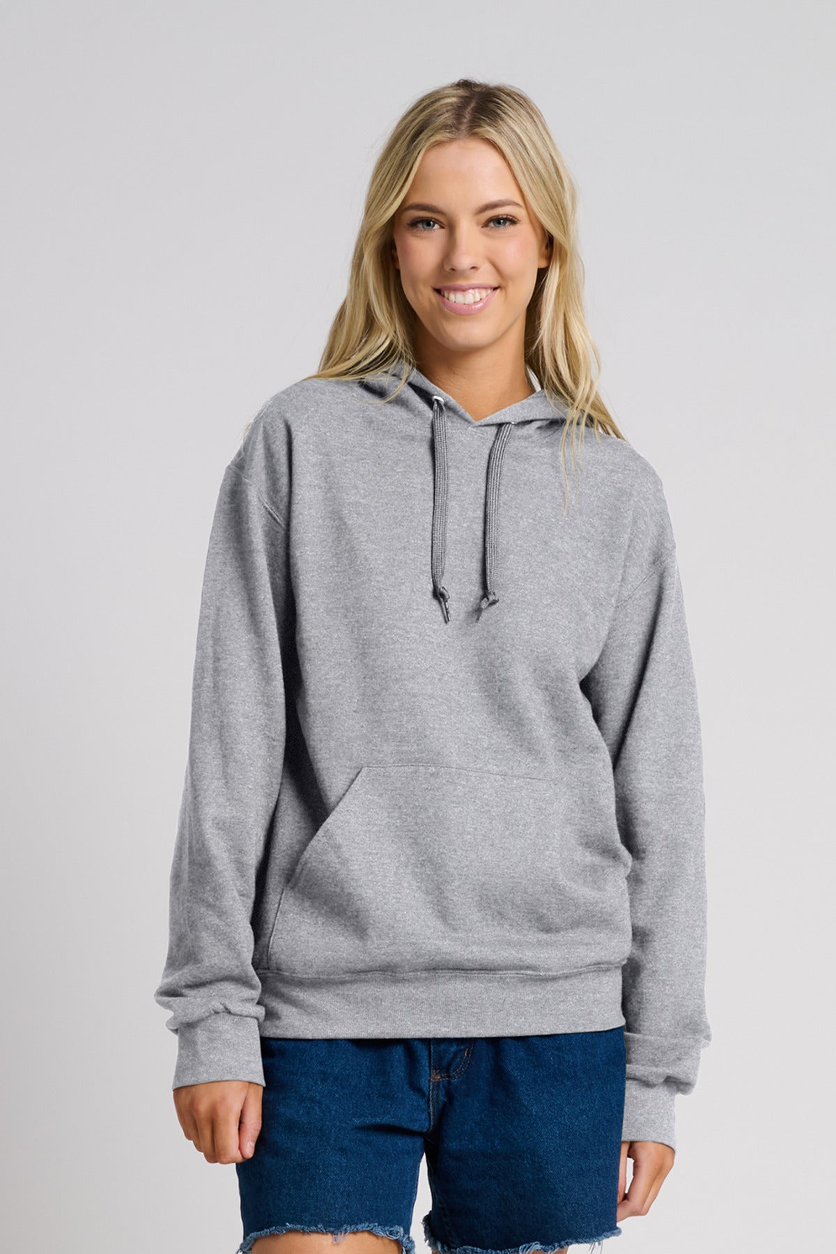 Jerzees Ultimate? Unisex CVC Ring Spun Hooded Sweatshirt IC49M