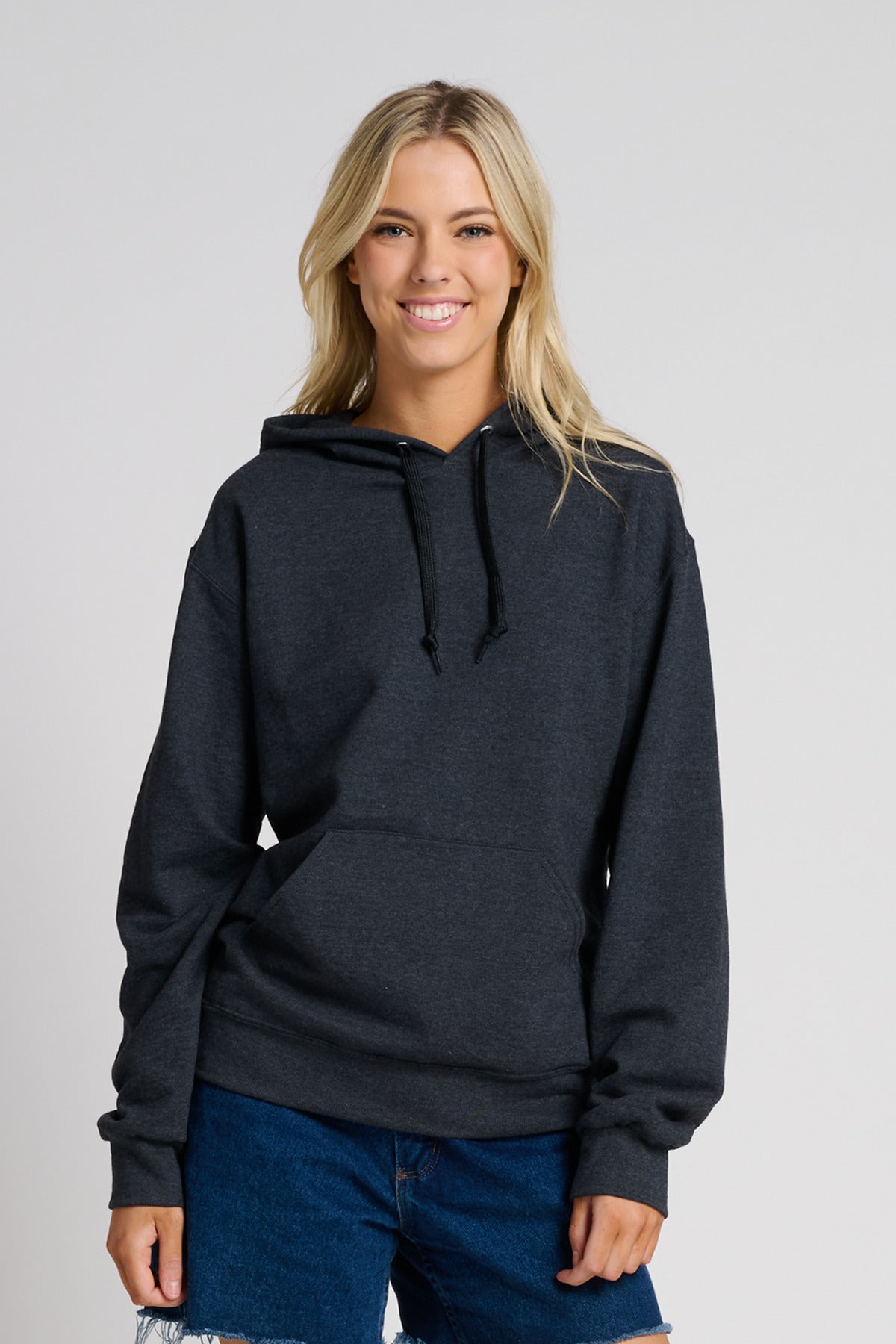 Jerzees Ultimate? Unisex CVC Ring Spun Hooded Sweatshirt IC49M