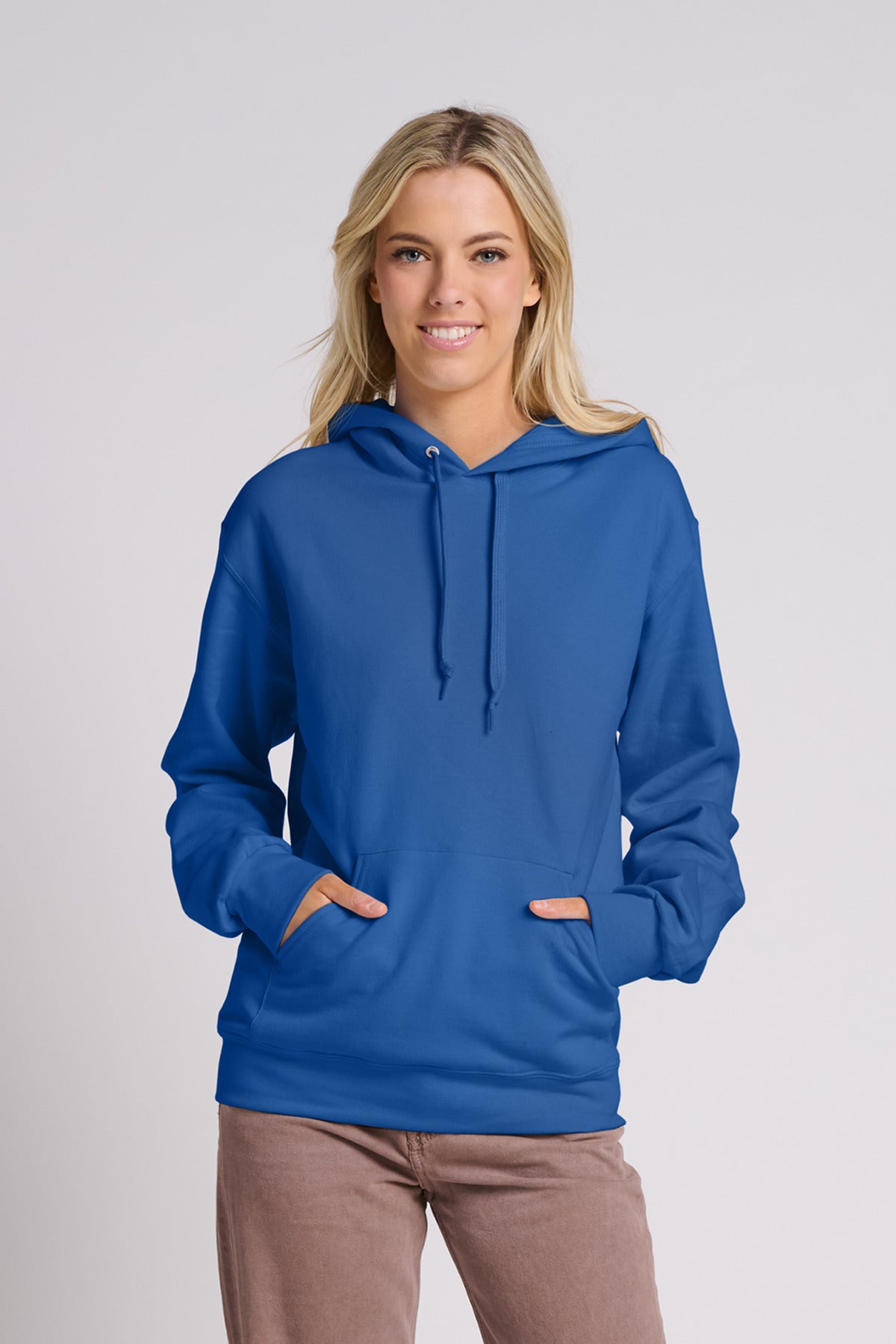 Jerzees Ultimate? Unisex CVC Ring Spun Hooded Sweatshirt IC49M