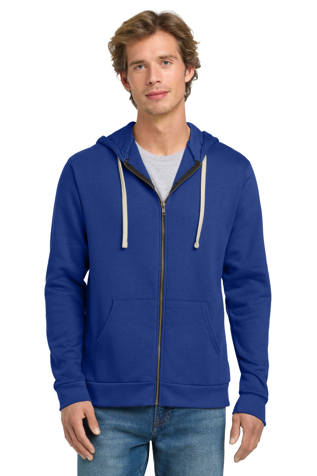 Next Level Apparel? Adult Santa Barbara Zip Hoodie. NL9602