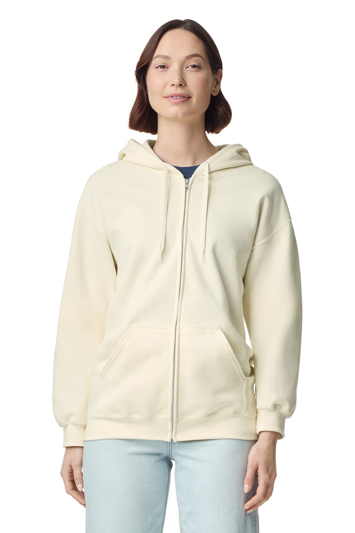 Gildan Softstyle? Midweight Fleece Full-Zip Hooded Sweatshirt SF600