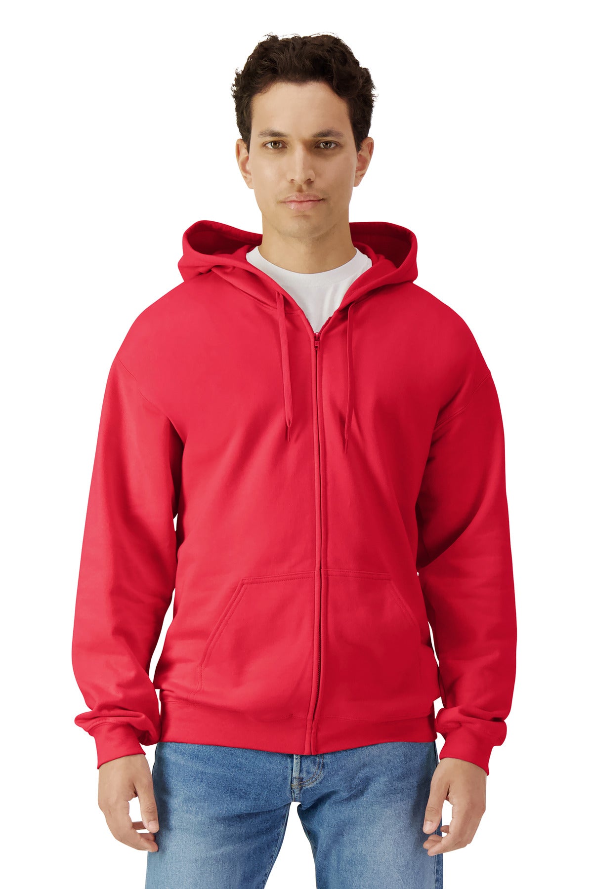 Gildan Softstyle? Midweight Fleece Full-Zip Hooded Sweatshirt SF600