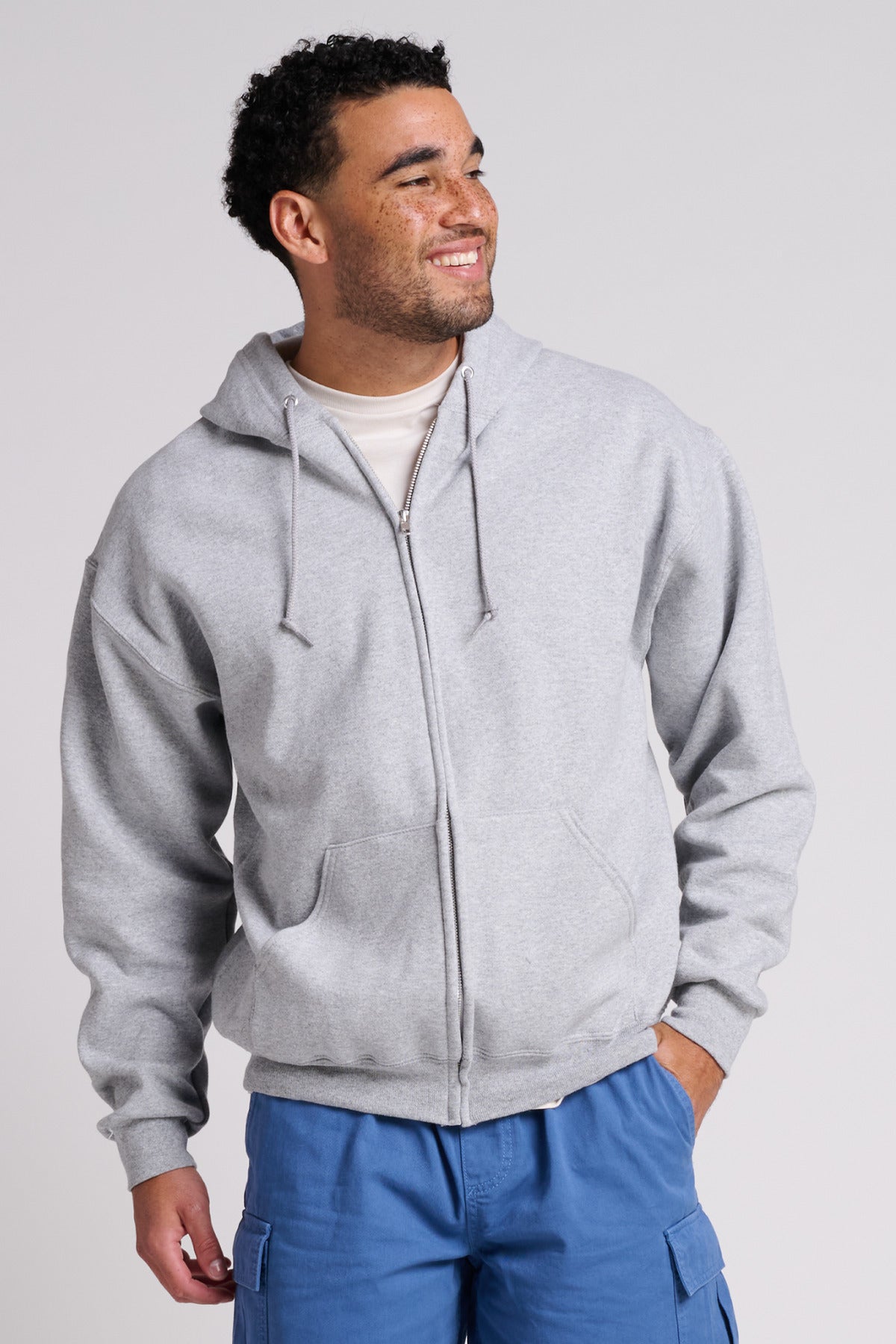Jerzees Rugged? Unisex Full-Zip Hooded Sweatshirt Z12M