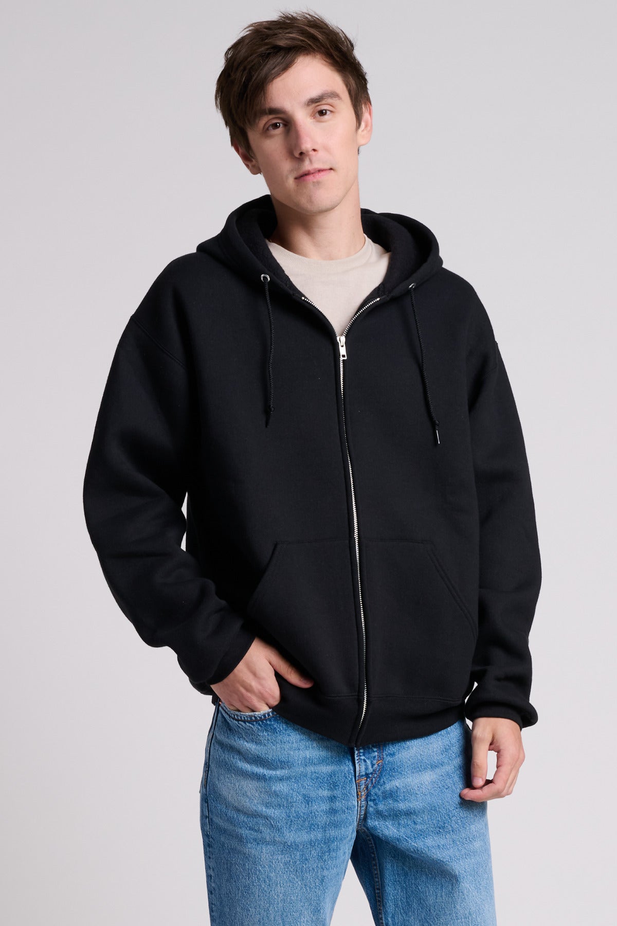 Jerzees Rugged? Unisex Full-Zip Hooded Sweatshirt Z12M