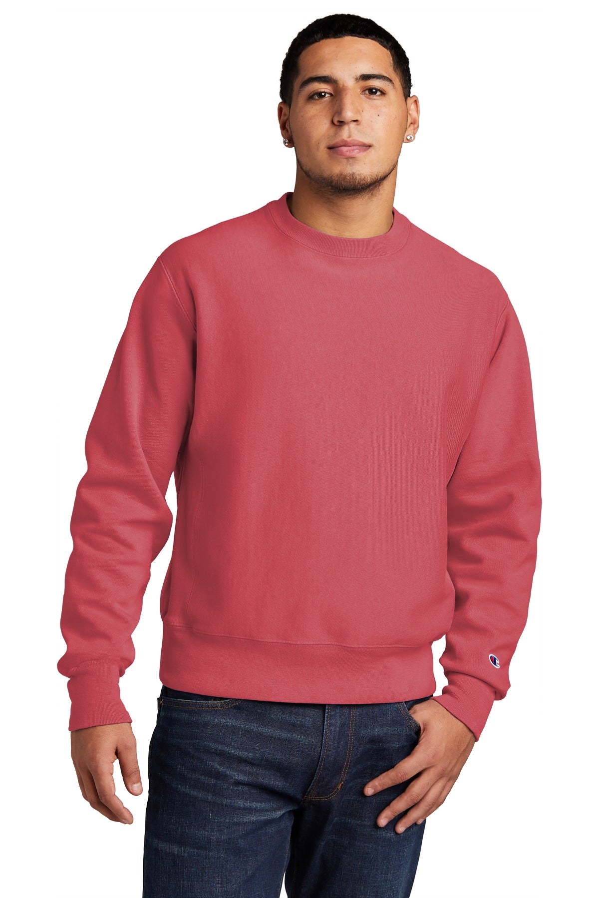 Champion ? Reverse Weave ? Garment-Dyed Crewneck Sweatshirt. GDS149