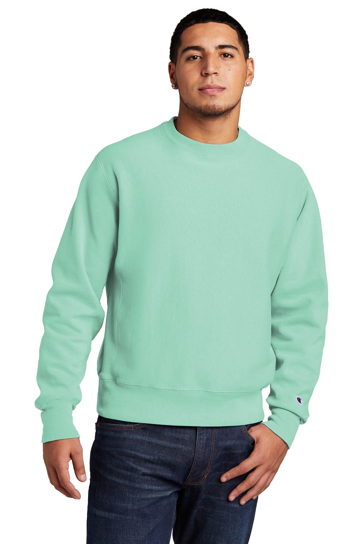 Champion ? Reverse Weave ? Garment-Dyed Crewneck Sweatshirt. GDS149
