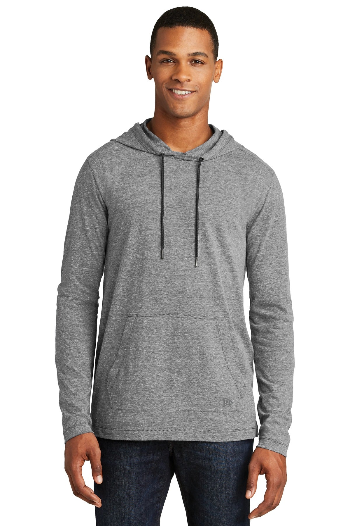 New Era ® Tri-Blend Performance Pullover Hoodie Tee. NEA131