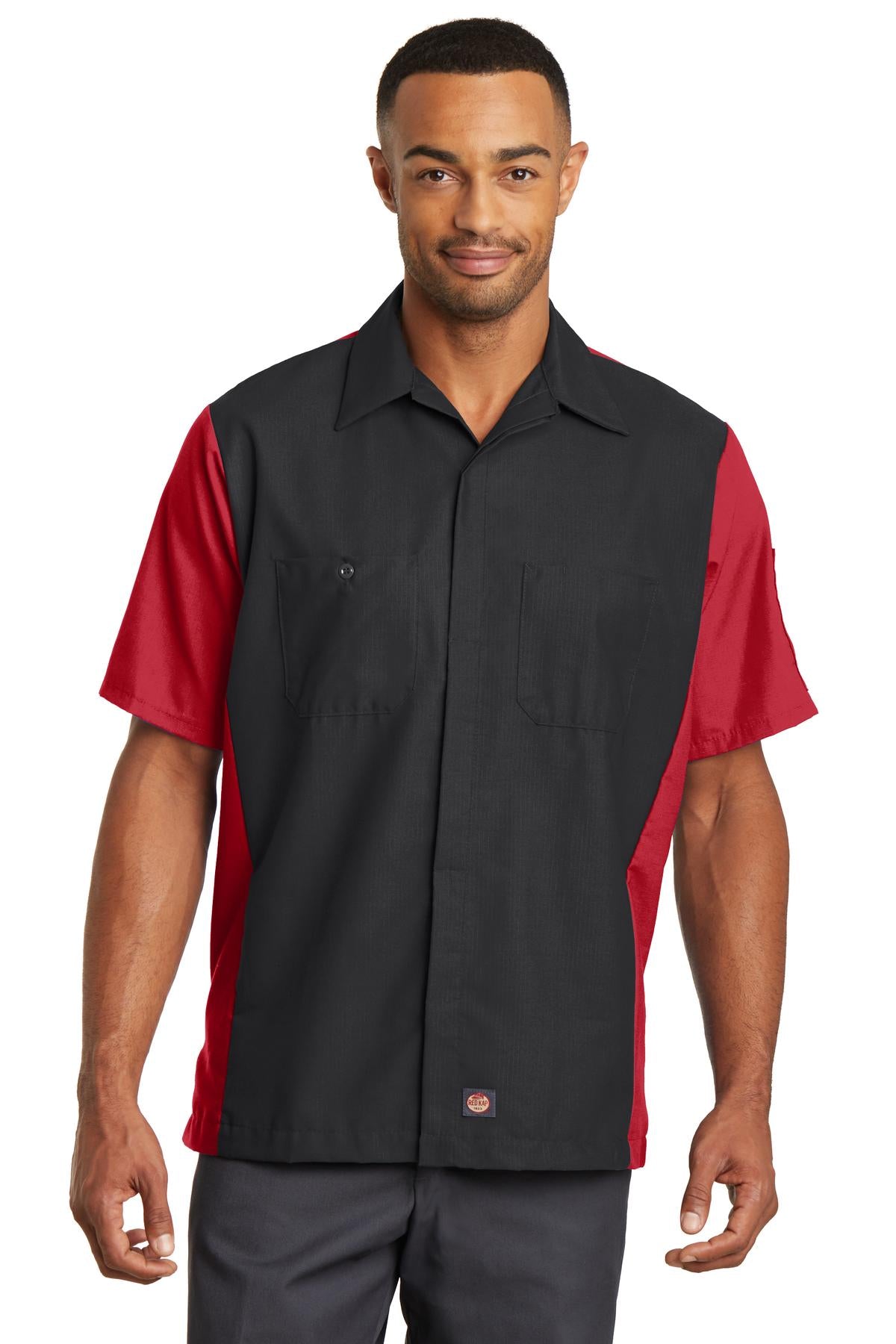 Red Kap® Short Sleeve Ripstop Crew Shirt. SY20