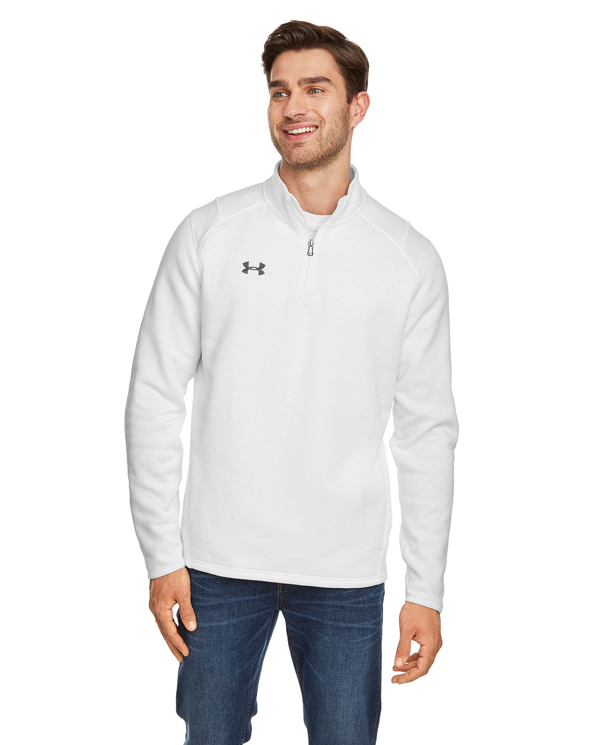 Men's Hustle Quarter-Zip Pullover Sweatshirt