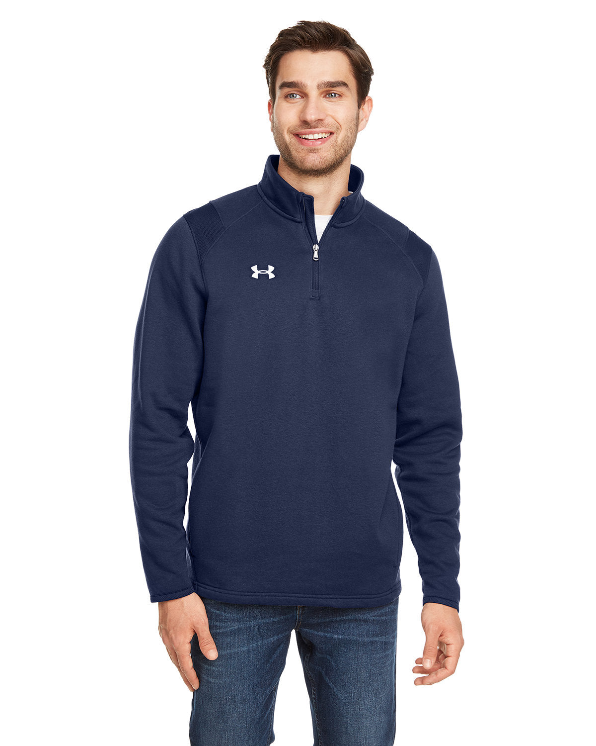 Men's Hustle Quarter-Zip Pullover Sweatshirt