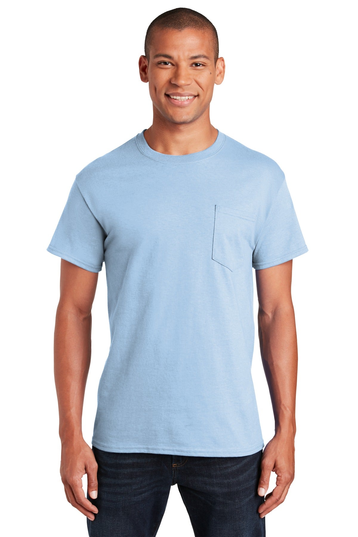 Gildan? - Ultra Cotton? 100% US Cotton T-Shirt with Pocket.  2300