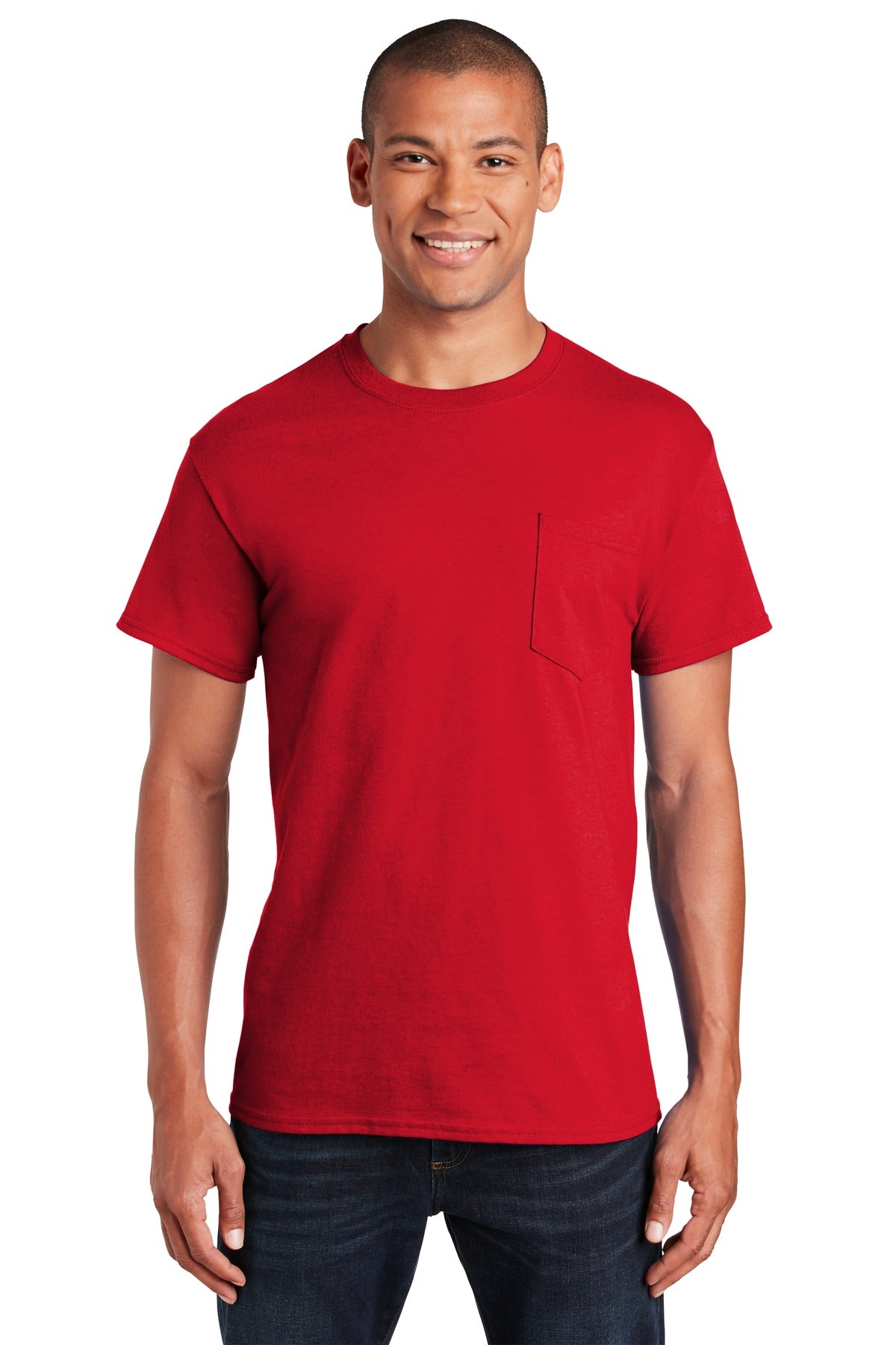 Gildan? - Ultra Cotton? 100% US Cotton T-Shirt with Pocket.  2300