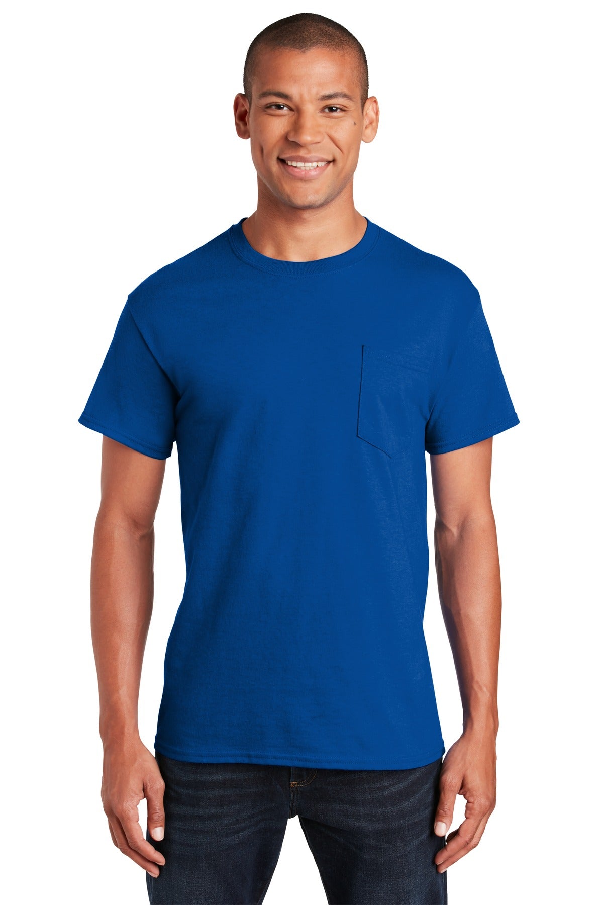 Gildan? - Ultra Cotton? 100% US Cotton T-Shirt with Pocket.  2300