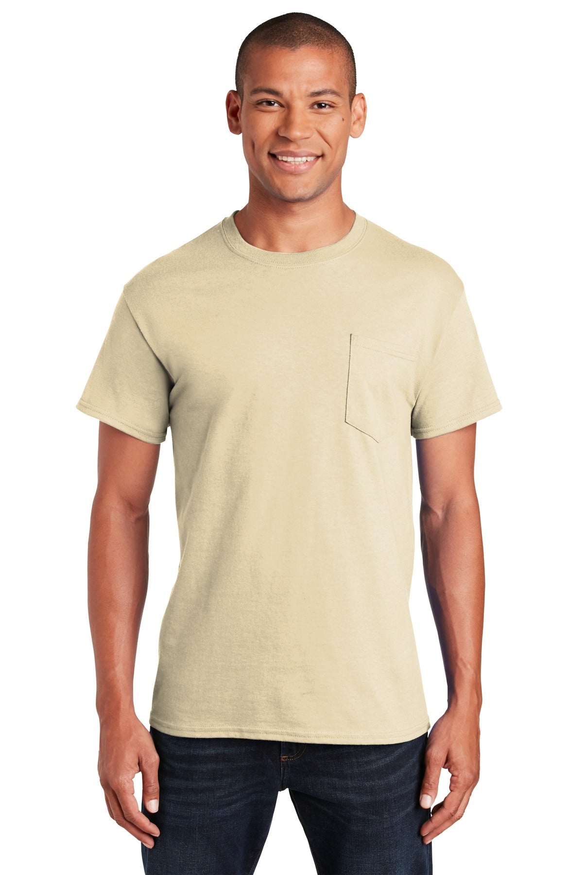 Gildan? - Ultra Cotton? 100% US Cotton T-Shirt with Pocket.  2300