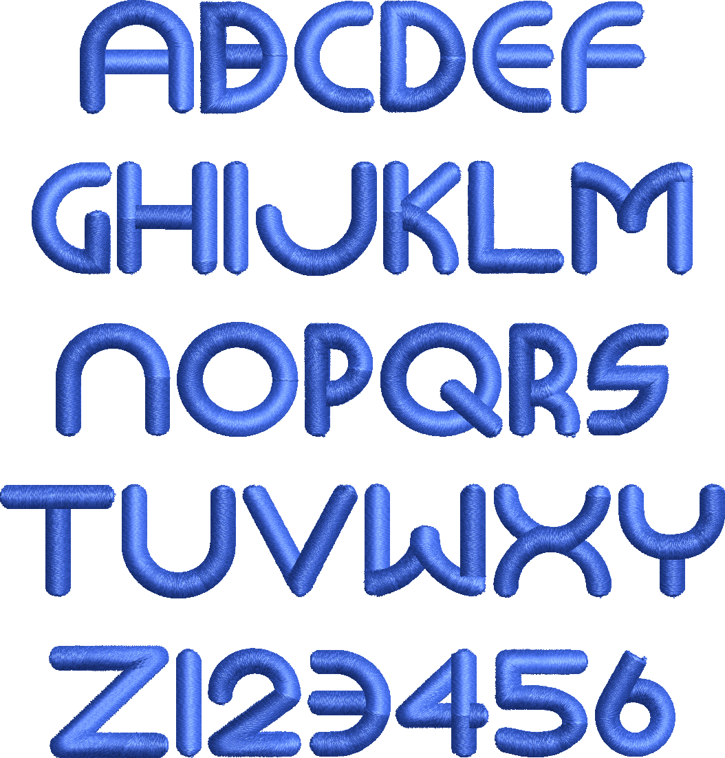 EMBROIDERY FONTS
