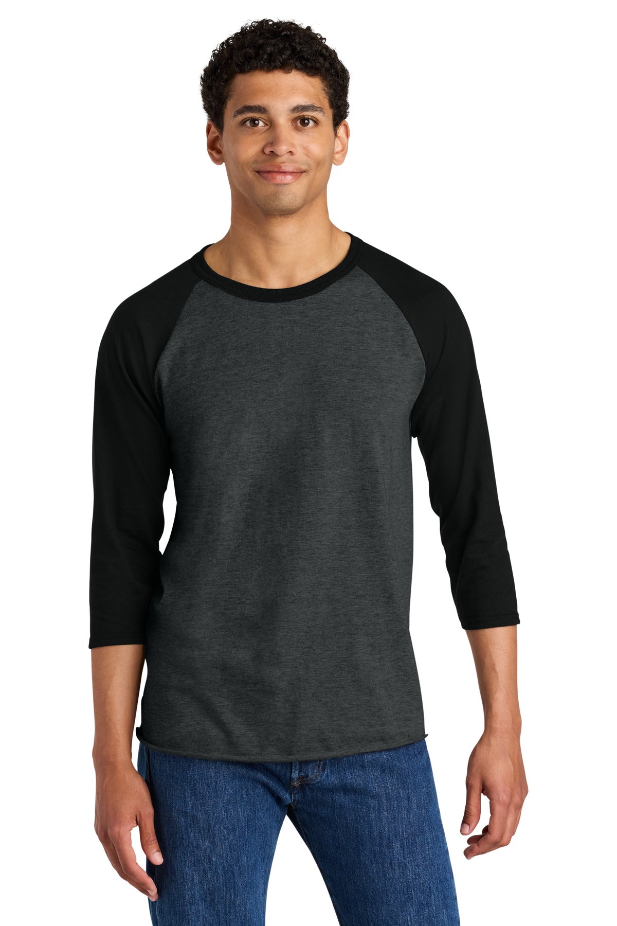 Jerzees® Unisex Premium Blend Combed Ring Spun 3/4-Sleeve Raglan 560R