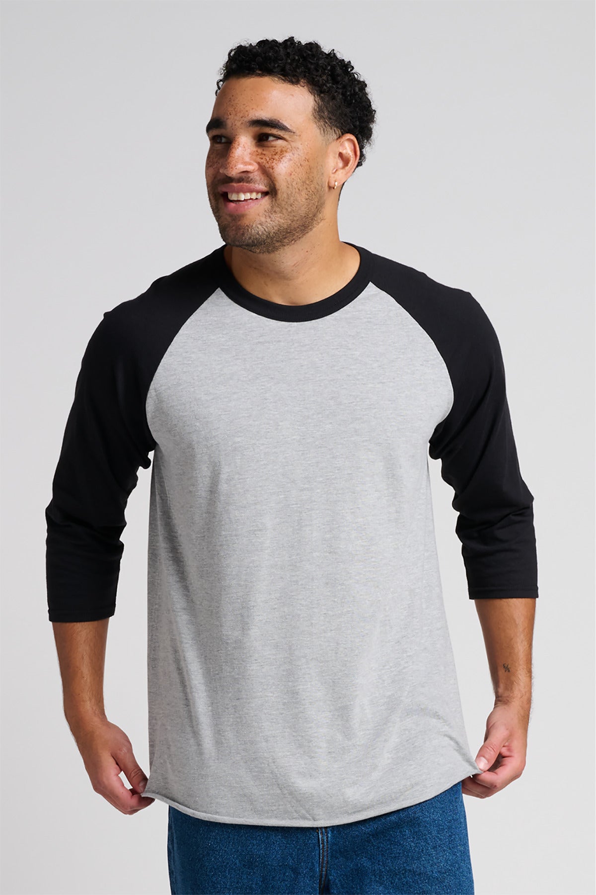 Jerzees? Unisex Premium Blend Combed Ring Spun 3/4-Sleeve Raglan 560R