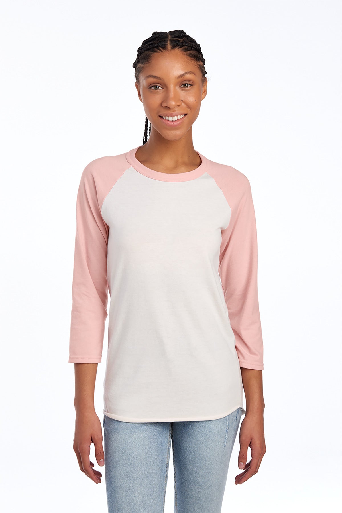 Jerzees? Unisex Premium Blend Combed Ring Spun 3/4-Sleeve Raglan 560R