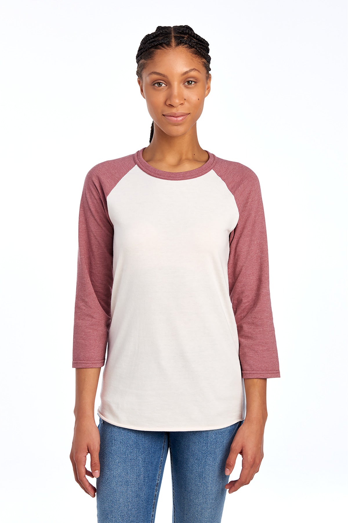 Jerzees? Unisex Premium Blend Combed Ring Spun 3/4-Sleeve Raglan 560R