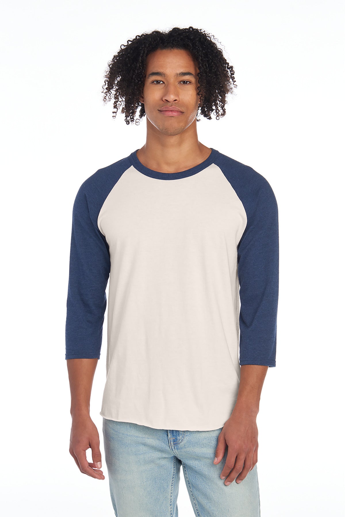 Jerzees? Unisex Premium Blend Combed Ring Spun 3/4-Sleeve Raglan 560R