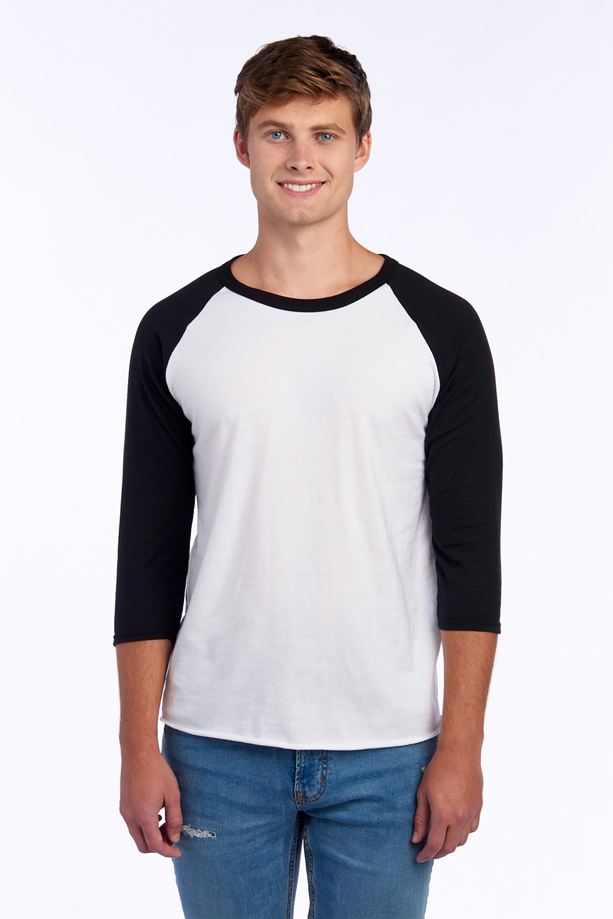 Jerzees? Unisex Premium Blend Combed Ring Spun 3/4-Sleeve Raglan 560R