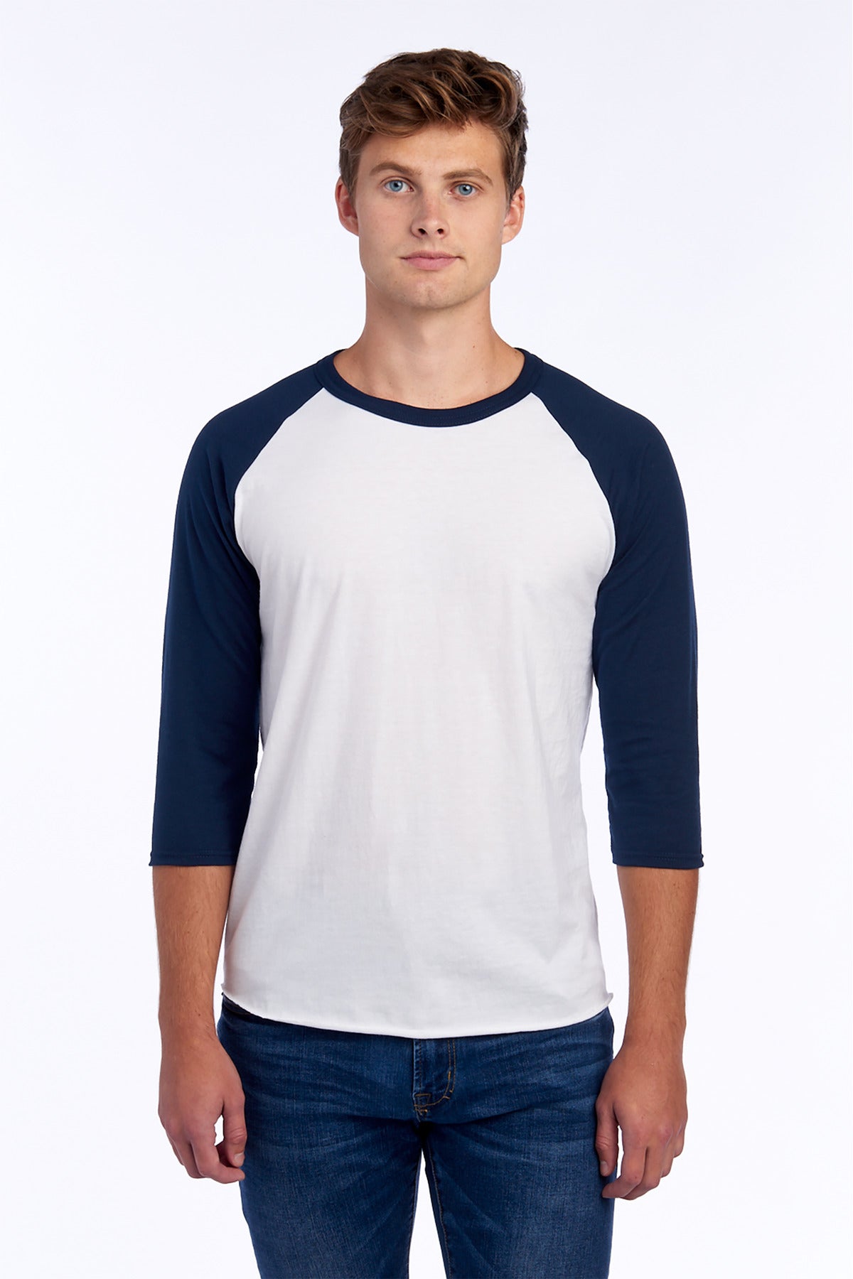 Jerzees? Unisex Premium Blend Combed Ring Spun 3/4-Sleeve Raglan 560R