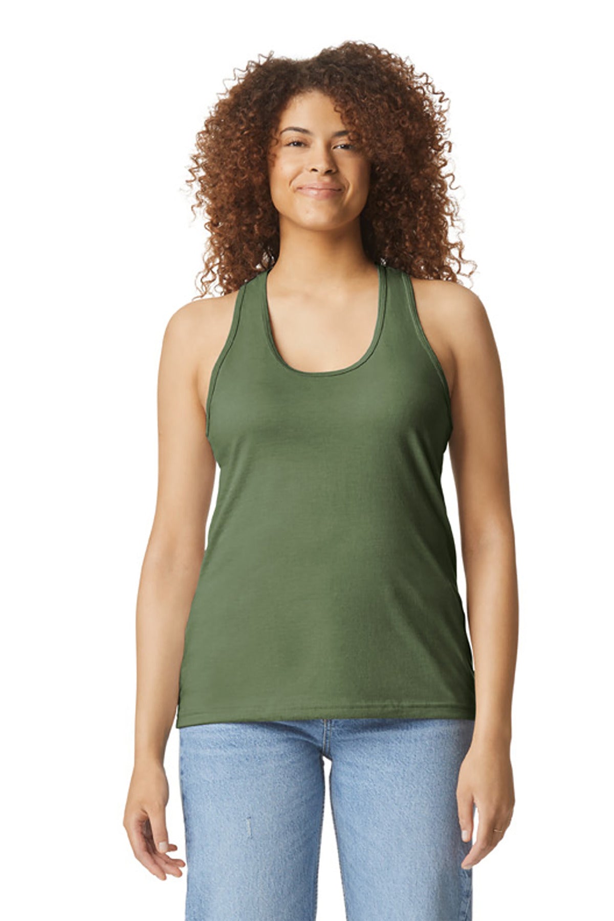 Gildan? Softstyle? Women's CVC Racerback Tank 64220LCVC