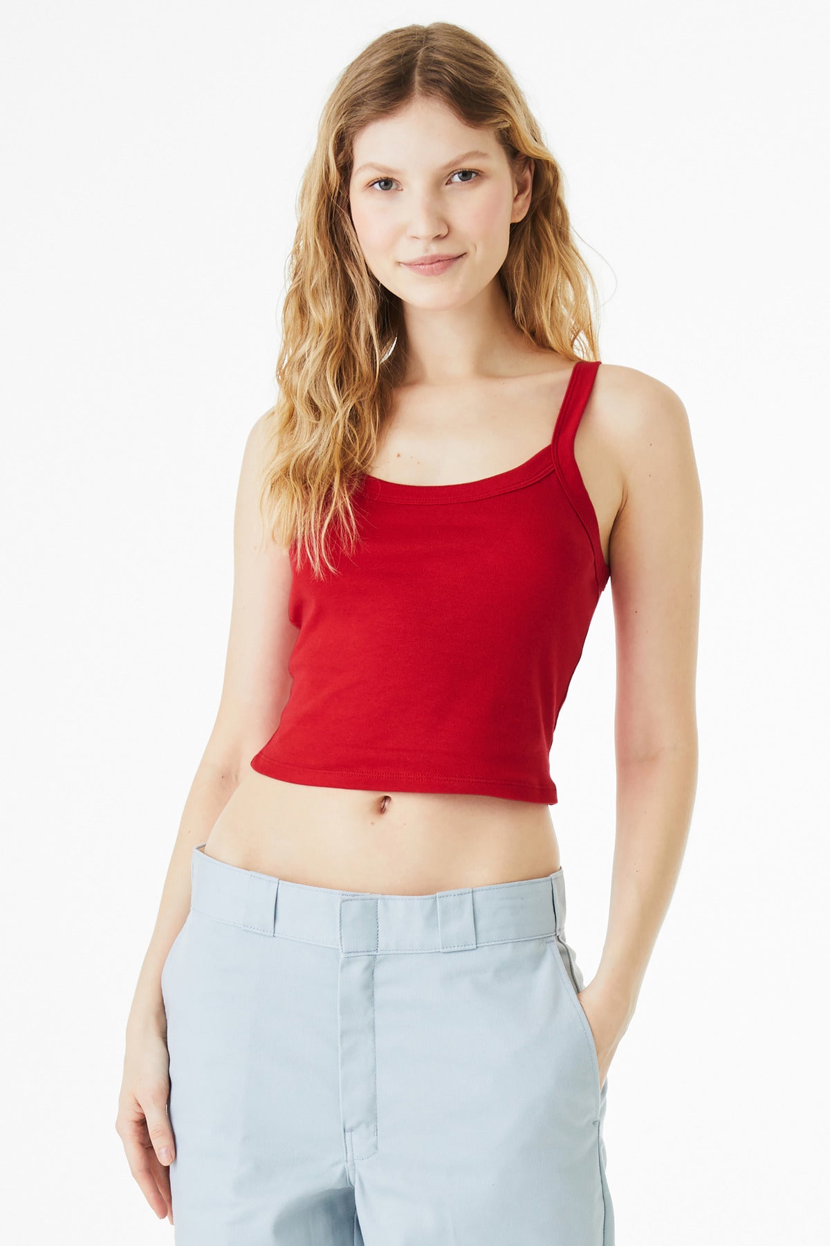 BELLA+CANVAS? Women's Micro Rib Spaghetti Strap Tank BC1012