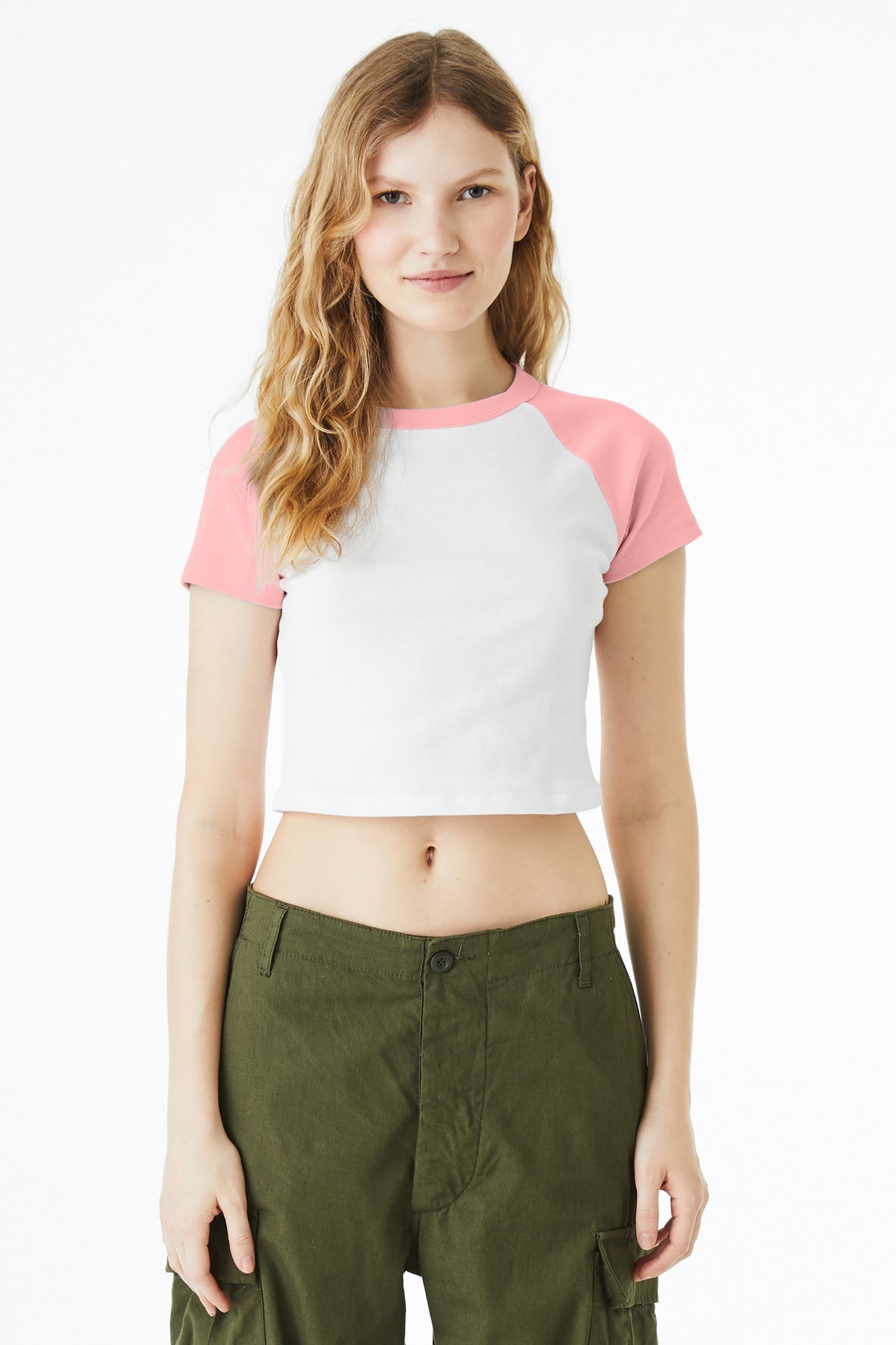 BELLA+CANVAS? Women's Micro Rib Raglan Baby Tee BC1201