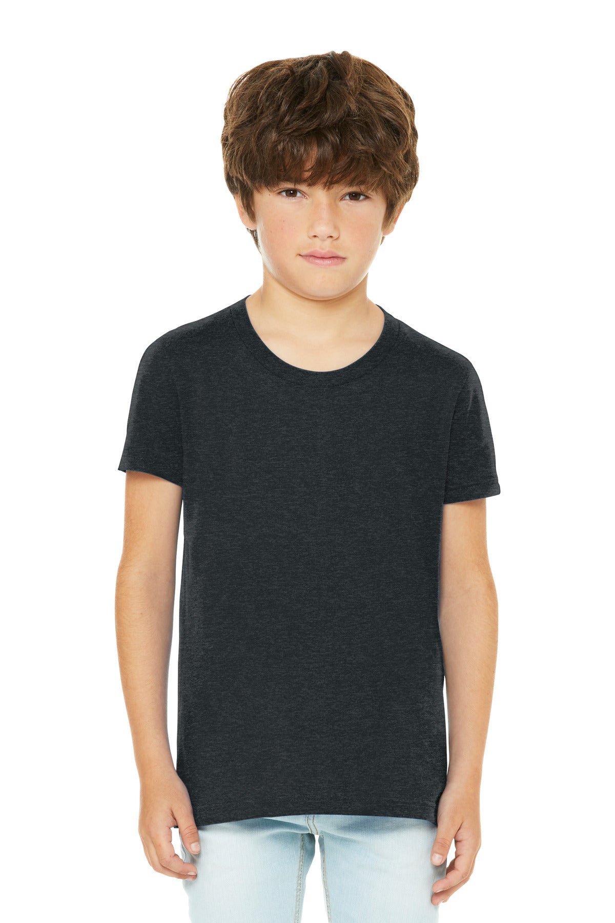 BELLA+CANVAS? Youth Heather CVC Tee BC3001YCVC