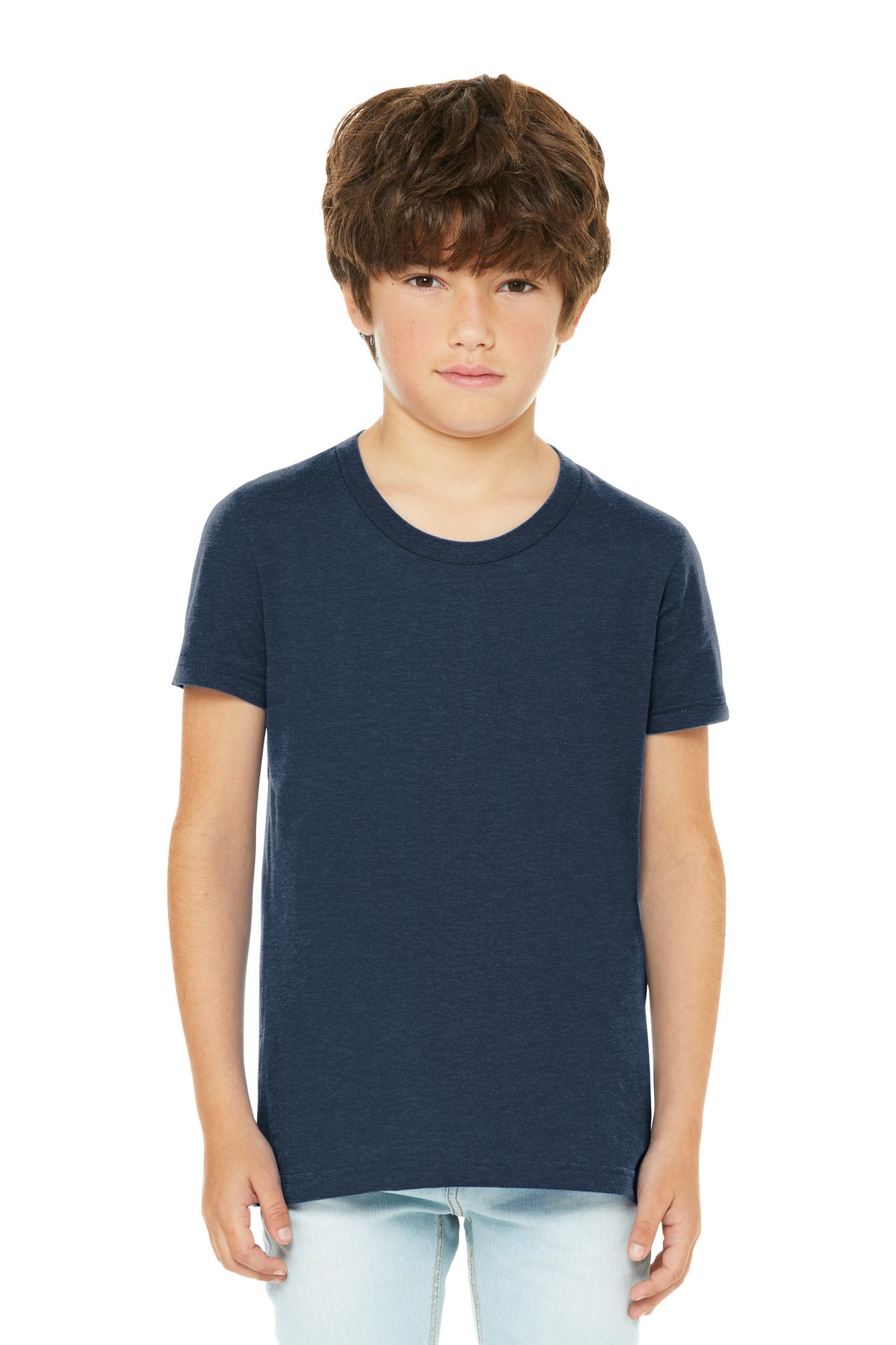 BELLA+CANVAS? Youth Heather CVC Tee BC3001YCVC