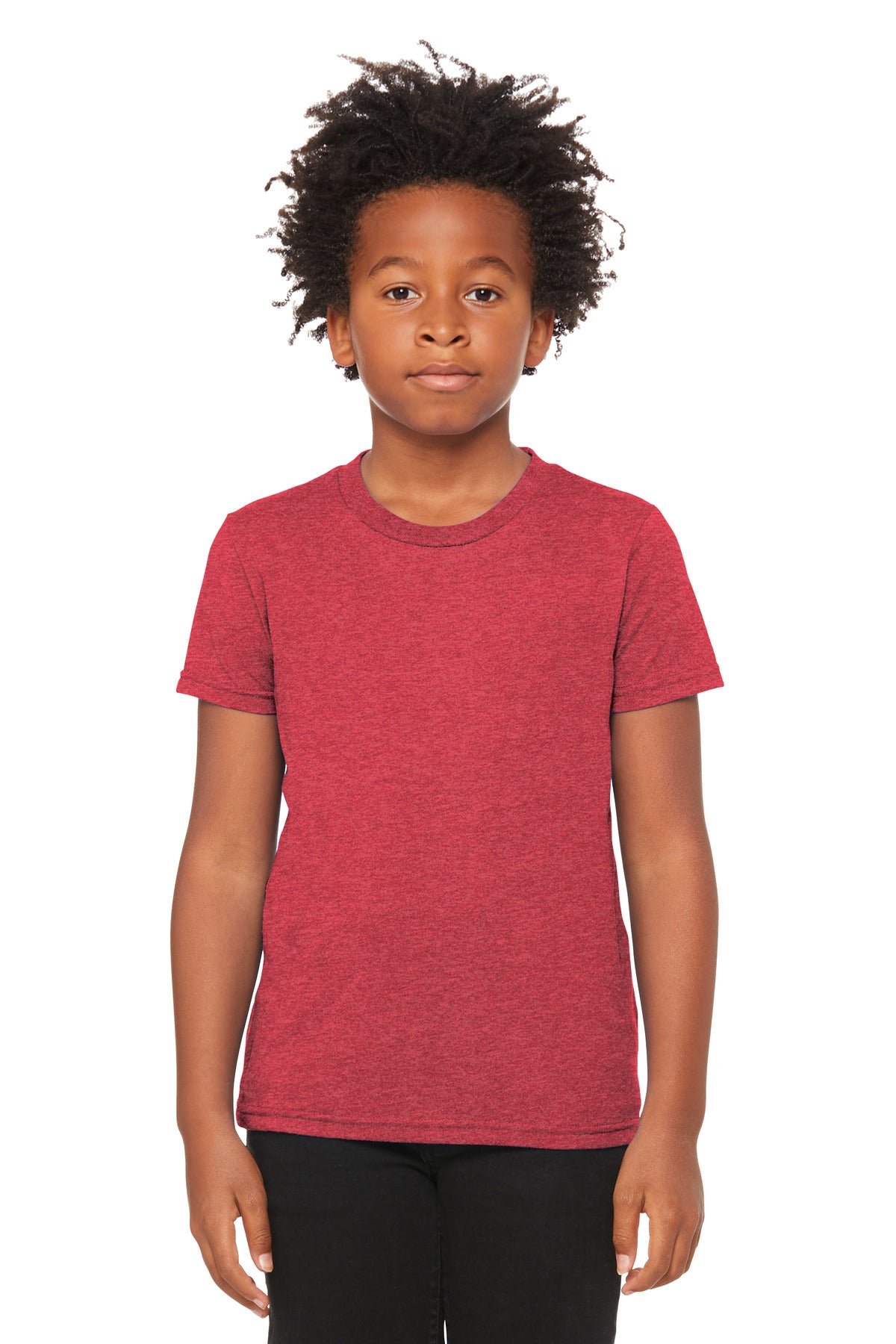 BELLA+CANVAS? Youth Heather CVC Tee BC3001YCVC