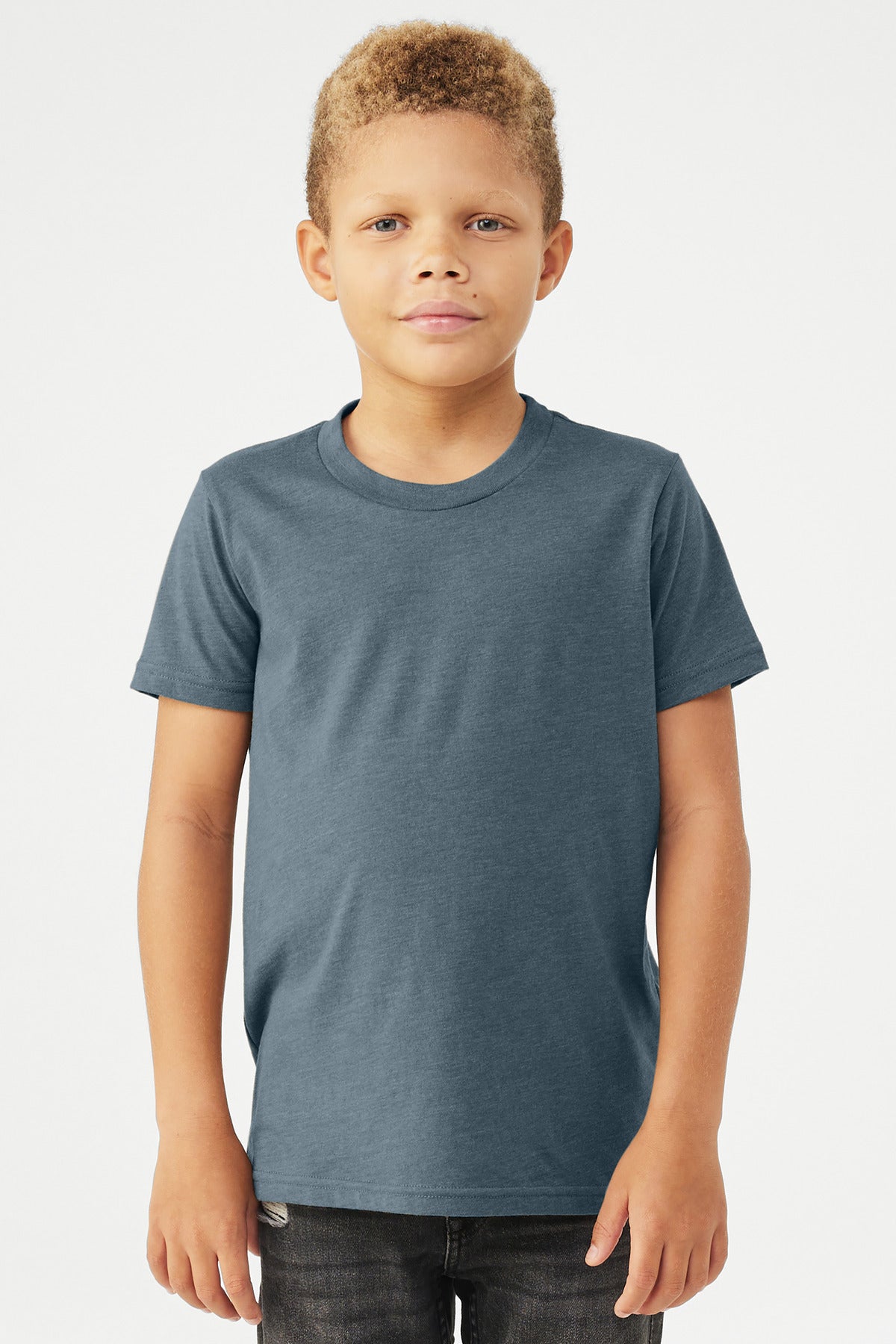 BELLA+CANVAS? Youth Heather CVC Tee BC3001YCVC