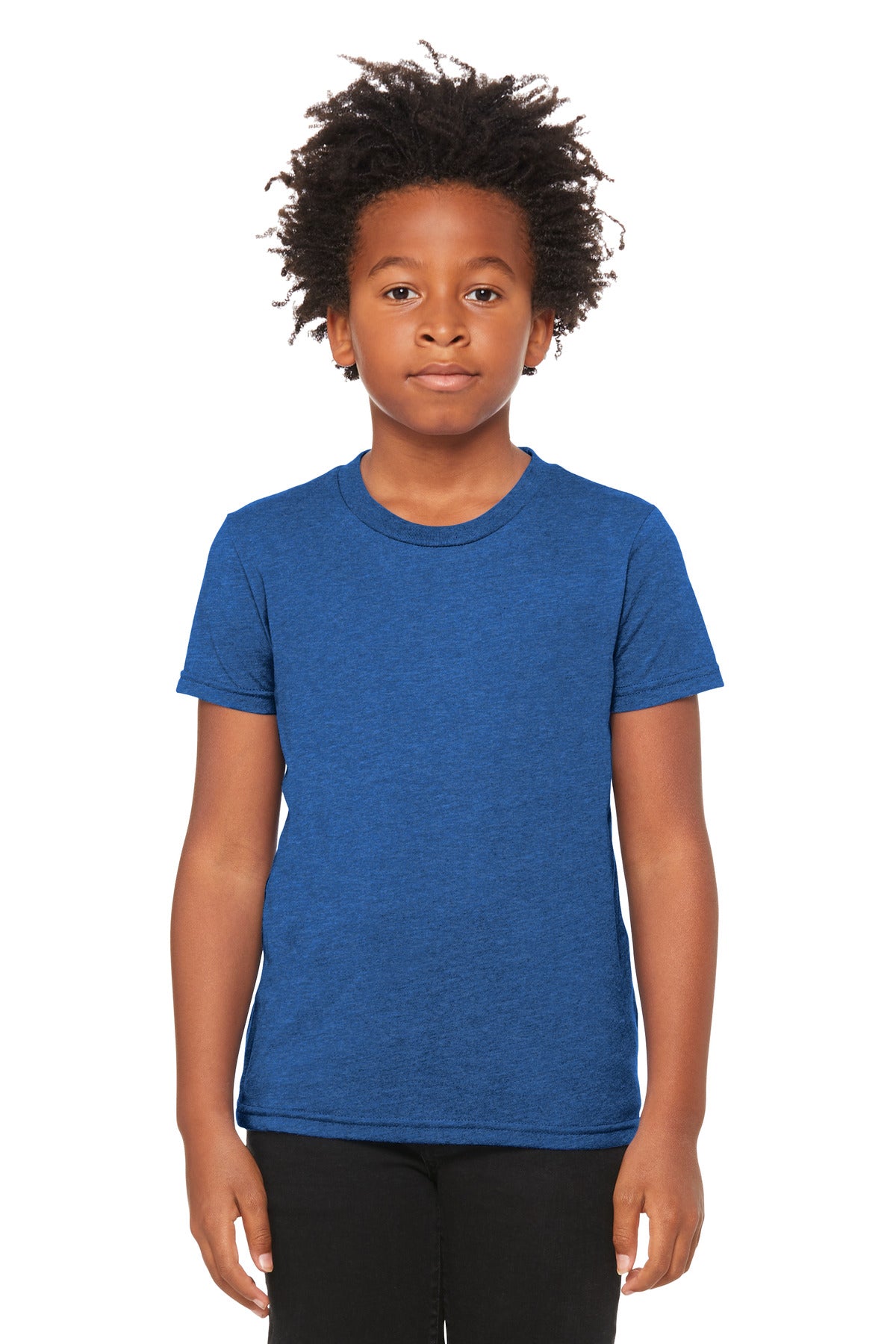 BELLA+CANVAS? Youth Heather CVC Tee BC3001YCVC