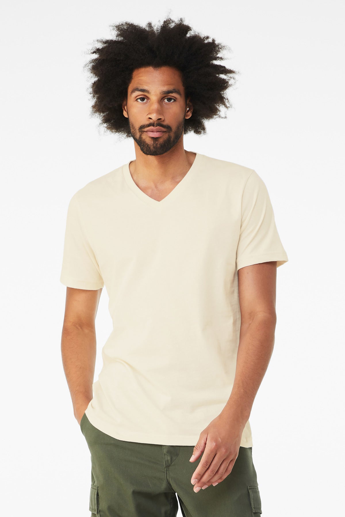 BELLA+CANVAS ? Unisex Jersey Short Sleeve V-Neck Tee. BC3005