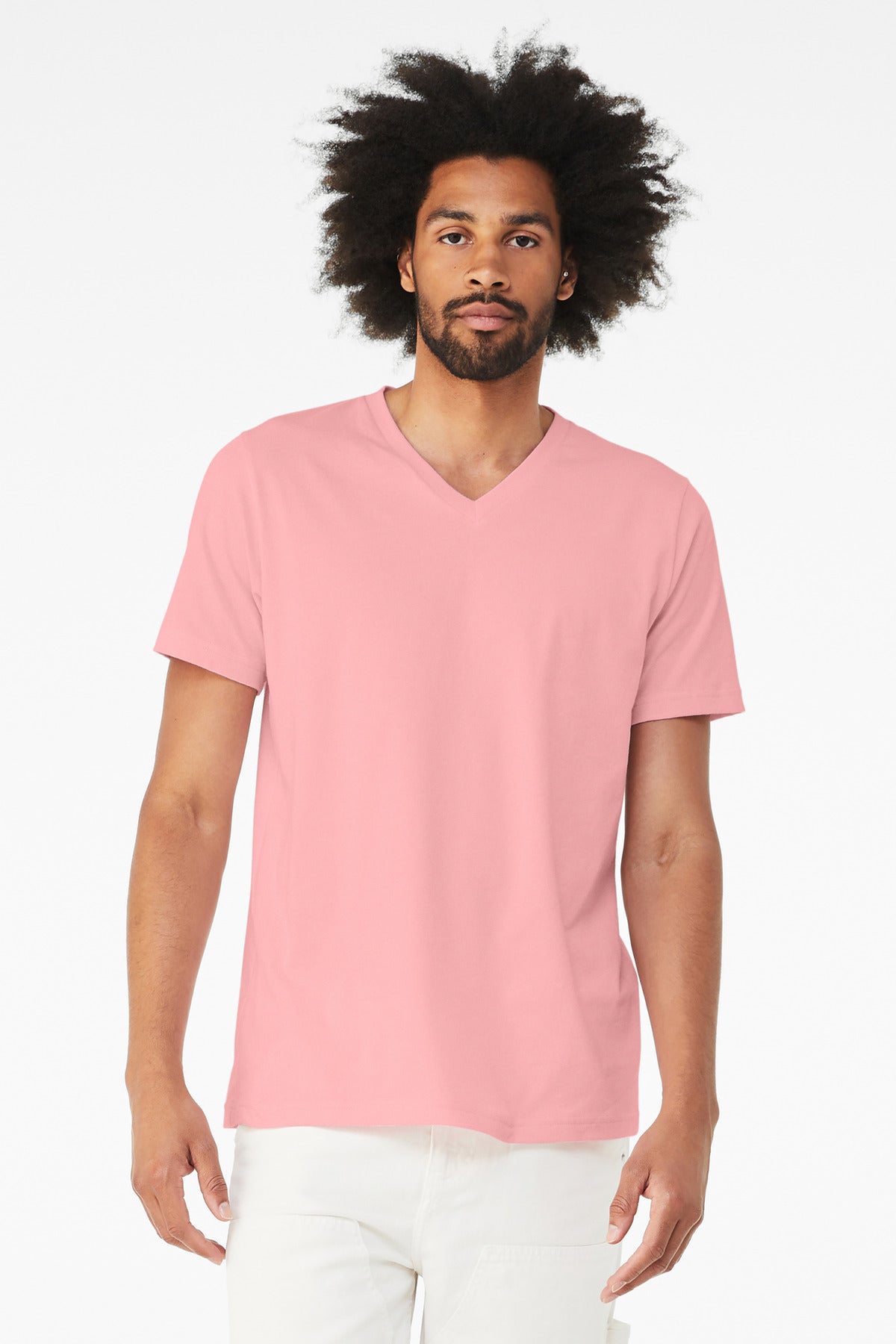 BELLA+CANVAS ? Unisex Jersey Short Sleeve V-Neck Tee. BC3005