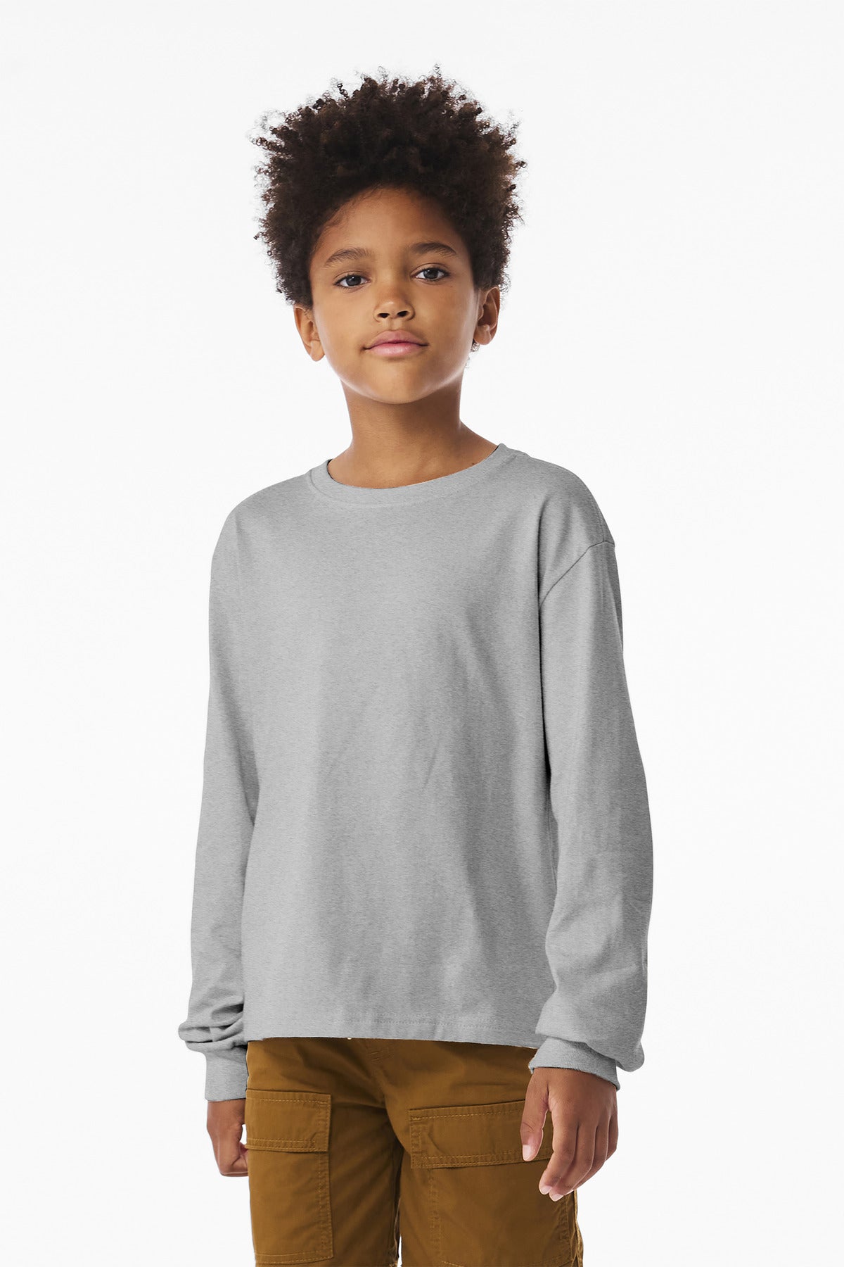 BELLA+CANVAS? Youth 6-Ounce Heavyweight Long Sleeve Tee BC3511Y