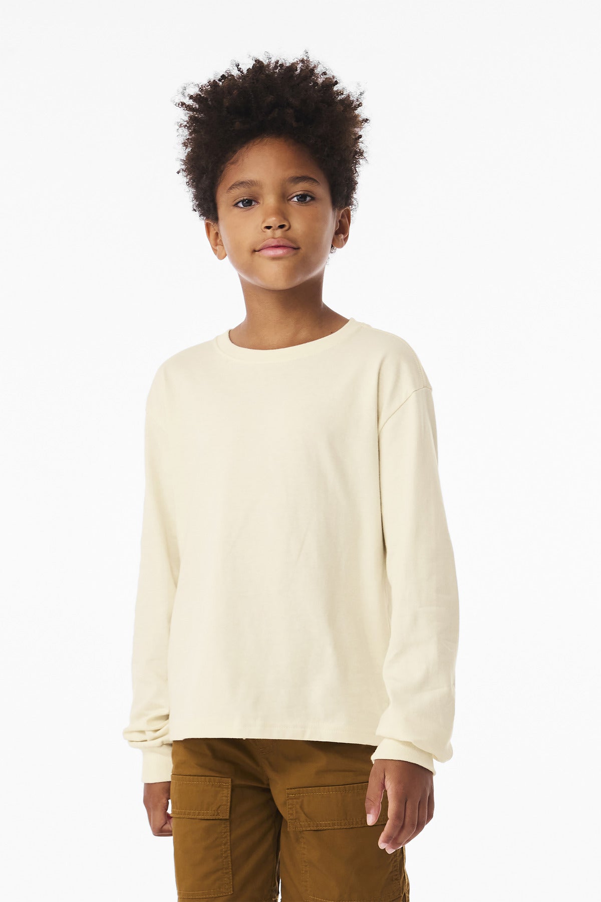 BELLA+CANVAS? Youth 6-Ounce Heavyweight Long Sleeve Tee BC3511Y