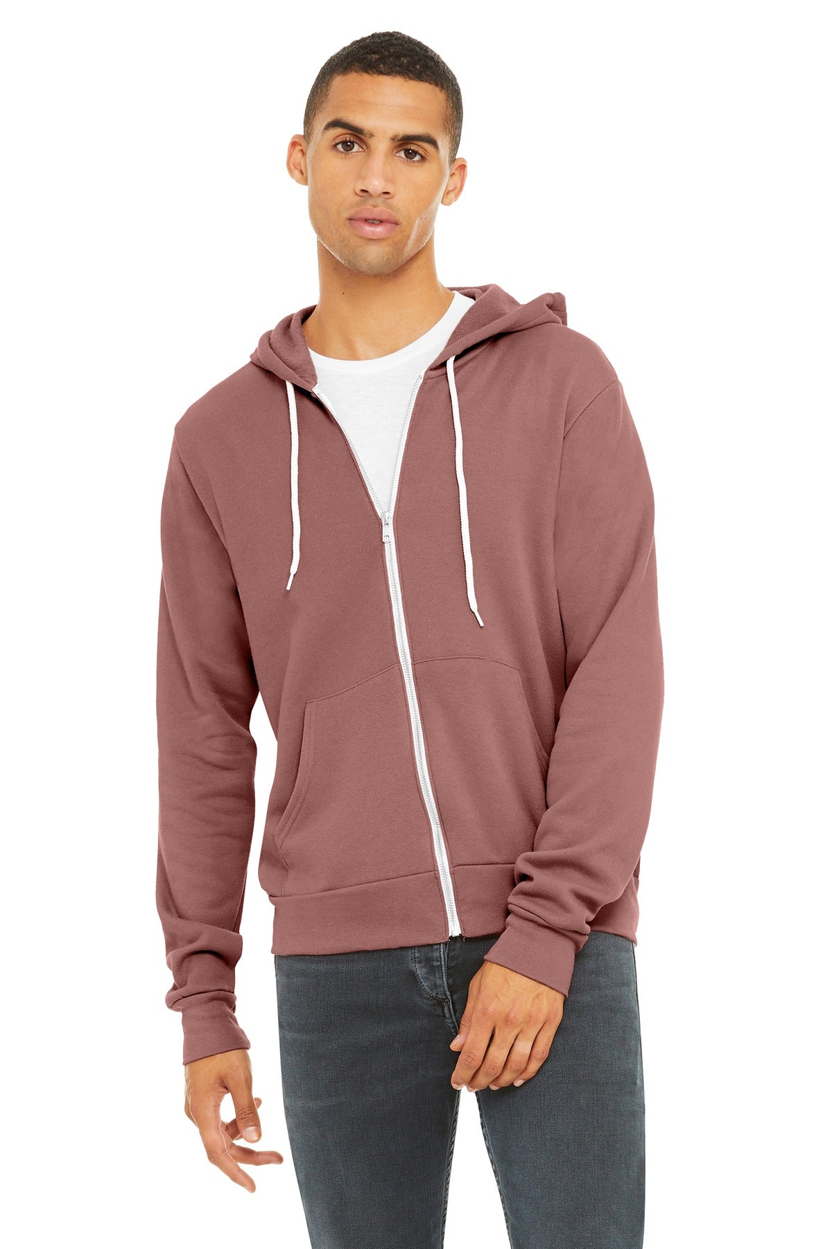BELLA+CANVAS ® Unisex Sponge Fleece Full-Zip Hoodie. BC3739