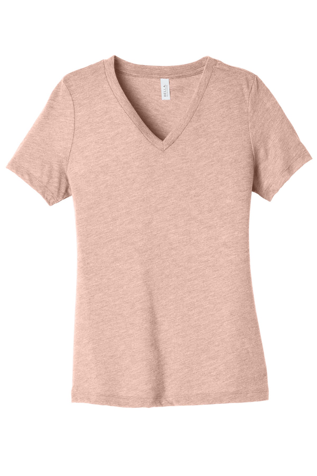 BELLA+CANVAS? Women's Relaxed Heather CVC V-Neck Tee BC6405CVC