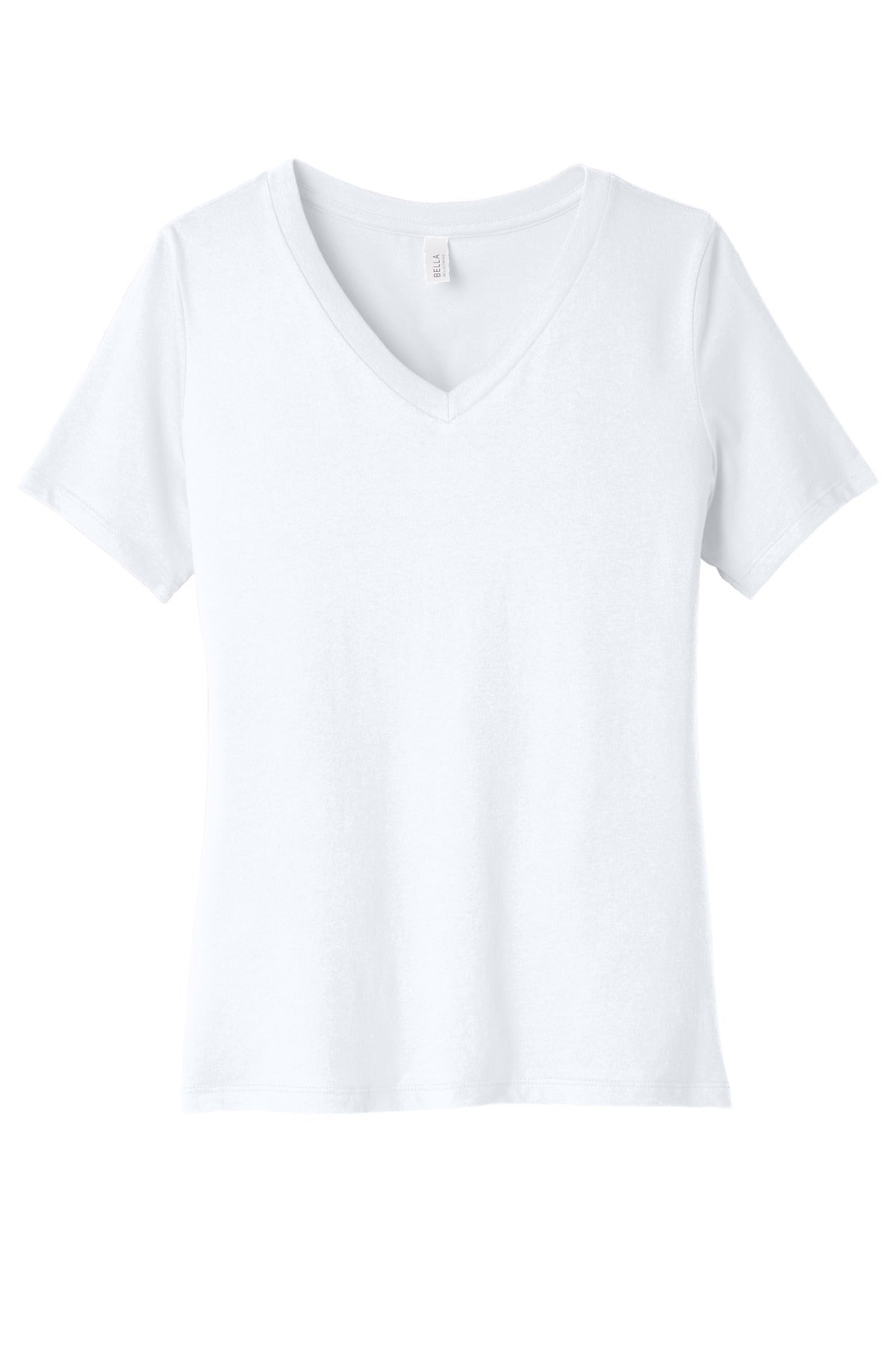 BELLA+CANVAS? Women's Relaxed Heather CVC V-Neck Tee BC6405CVC