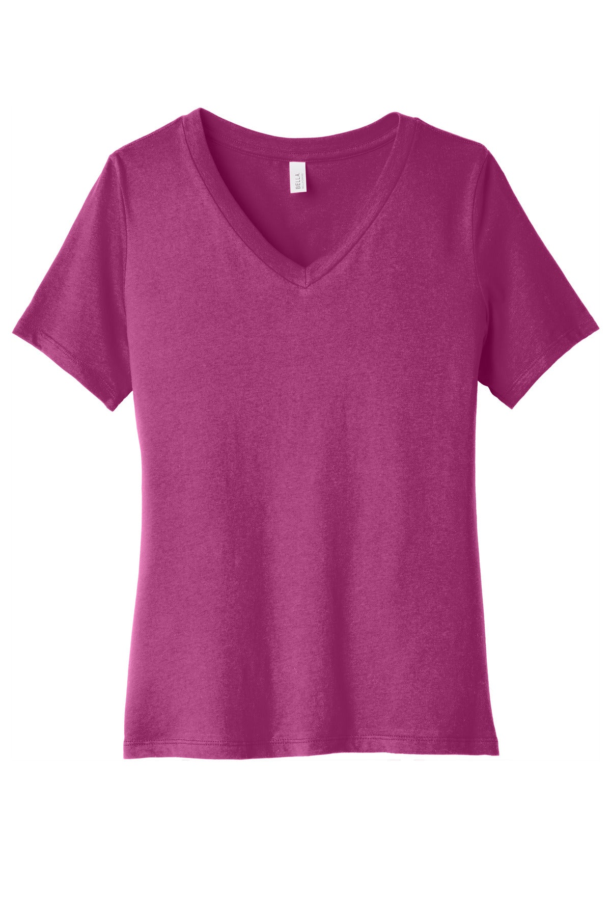 BELLA+CANVAS ? Women's Relaxed Jersey Short Sleeve V-Neck Tee. BC6405