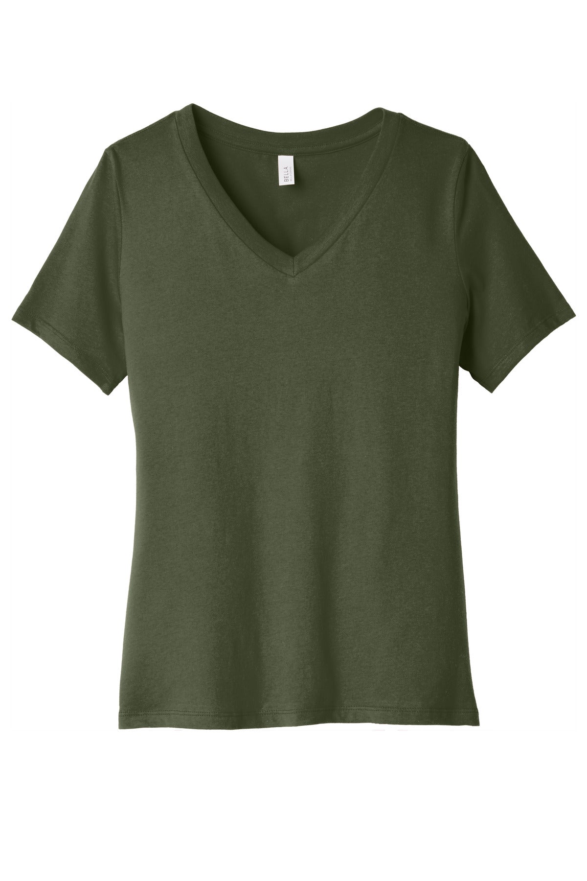 BELLA+CANVAS ? Women's Relaxed Jersey Short Sleeve V-Neck Tee. BC6405