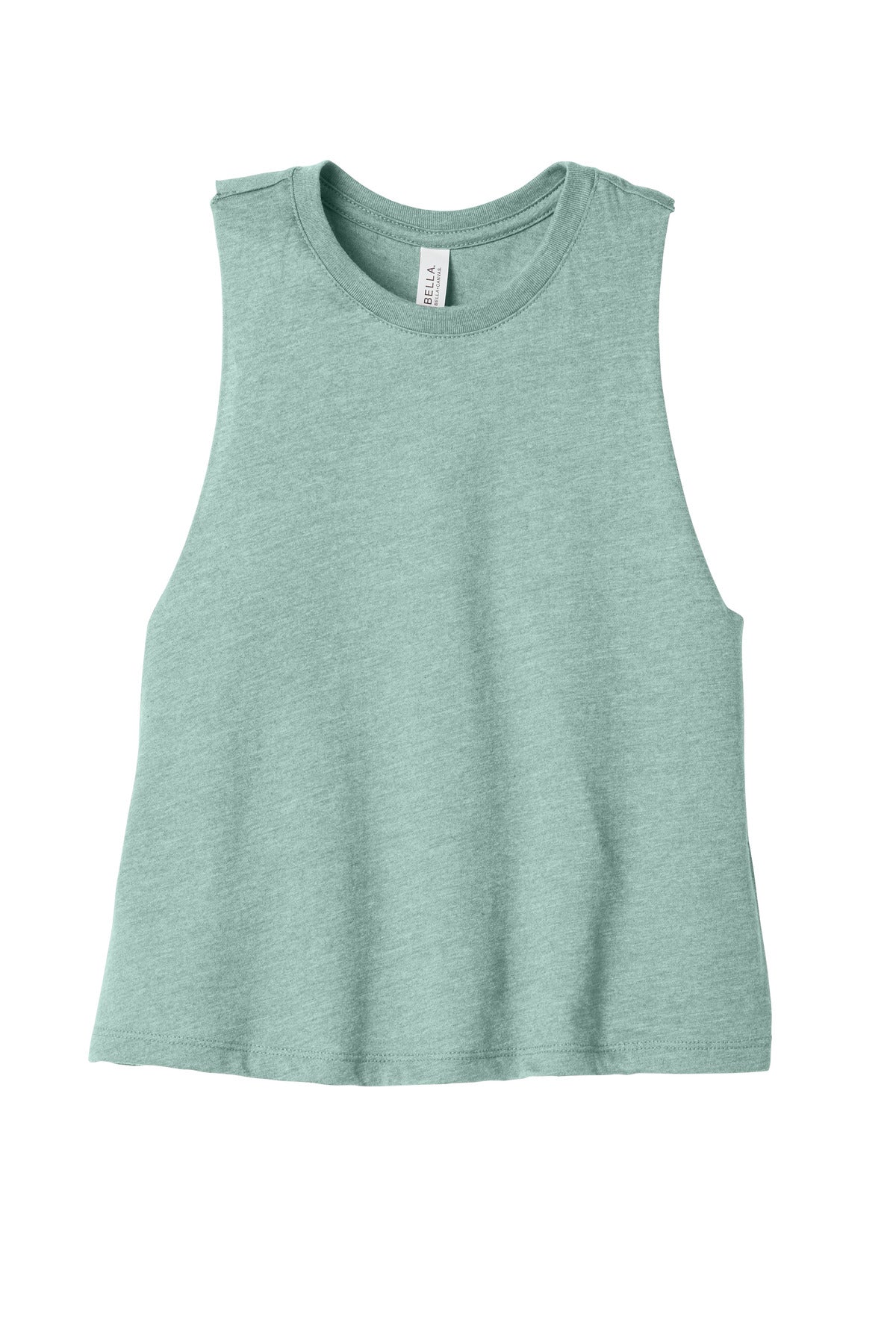 BELLA+CANVAS ? Women's Racerback Cropped Tank. BC6682